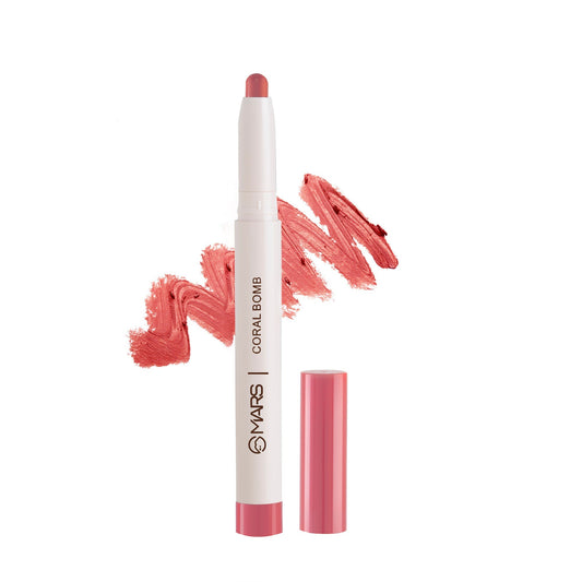 MARS Cosmetics Retractable Poppins Lipstick - Pink Attack 