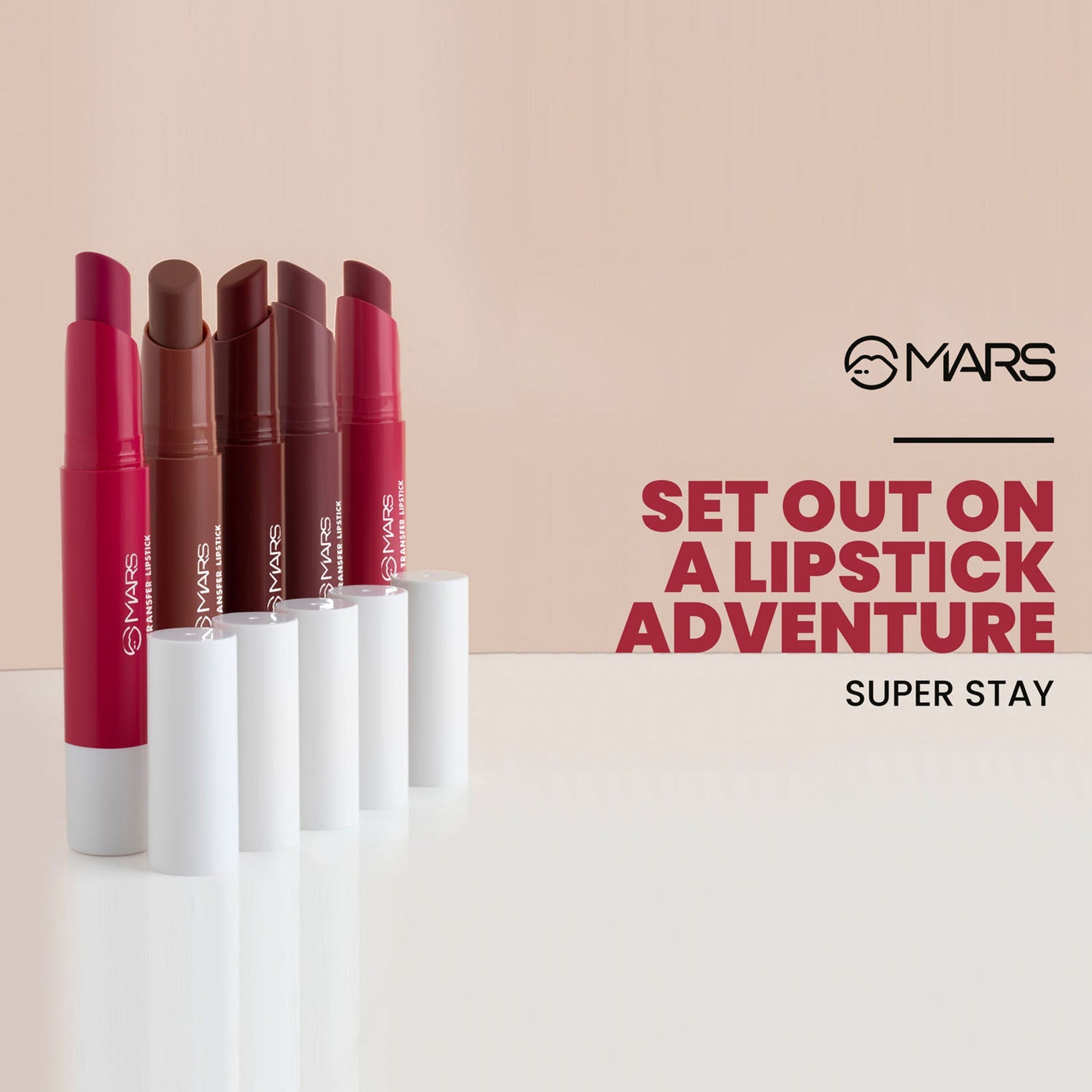 MARS Cosmetics Matte Super Stay Lipstick - 12-Sinful 