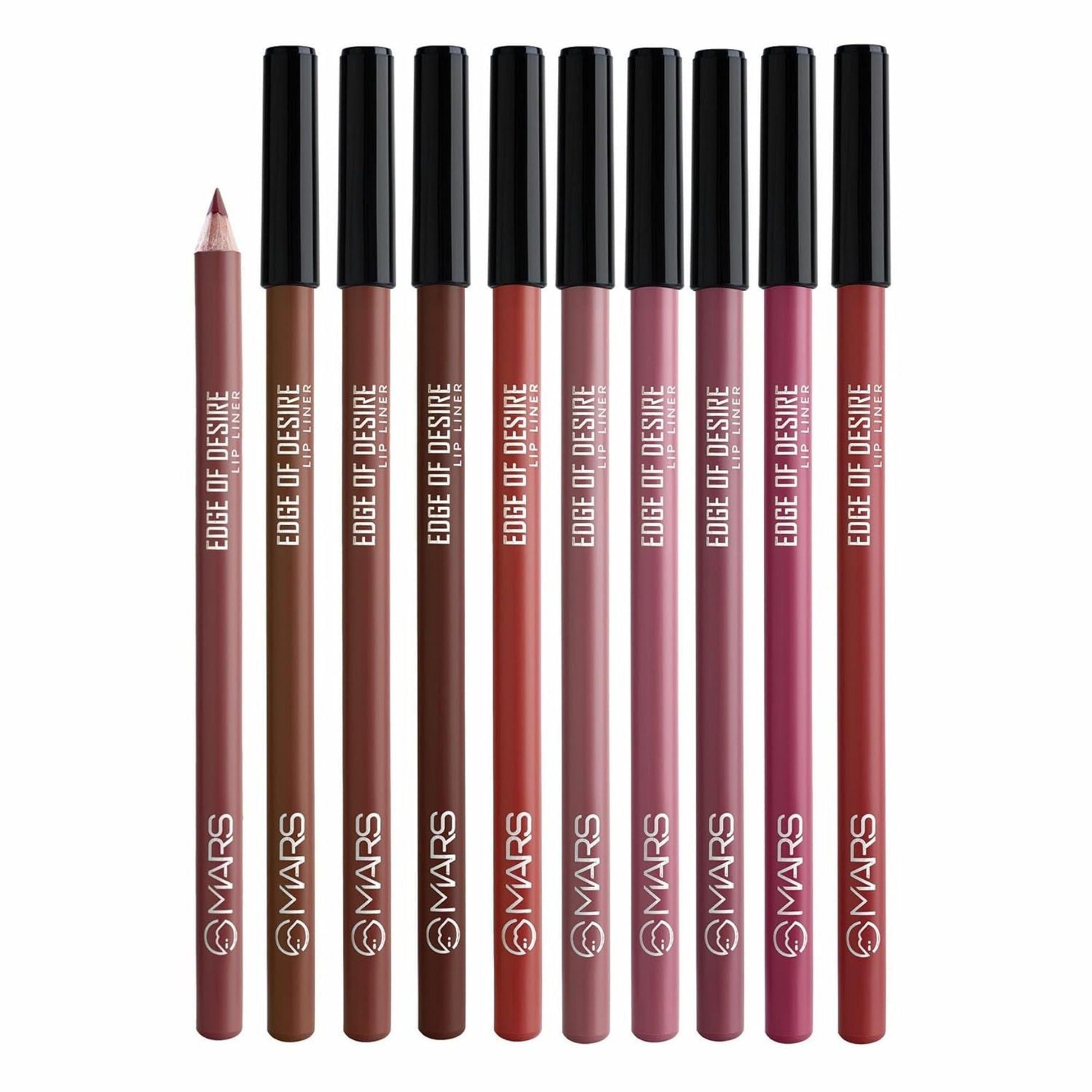 MARS Cosmetics Matte Lip Liner Set of 10 - Set B 