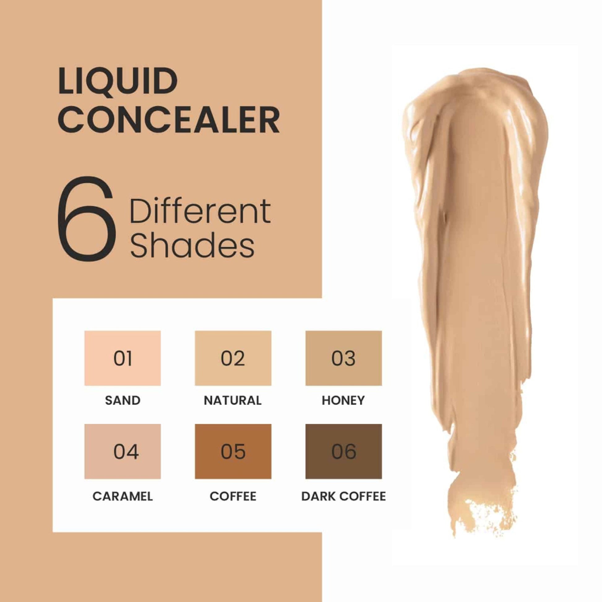 VERYMISS Liquid Concealer - 05 Coffee  Grab2Buy VERYMISS Grab2Buy
