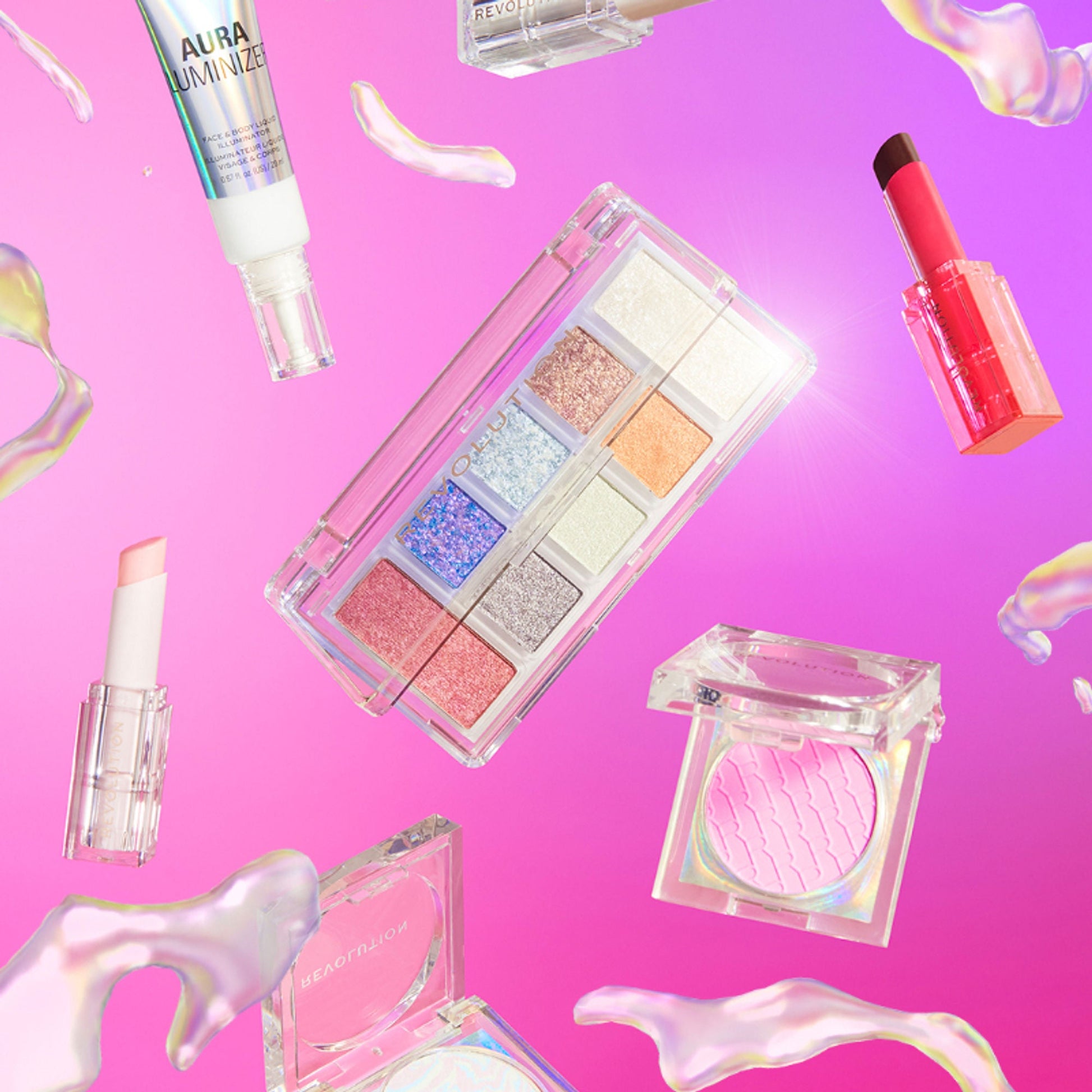 Makeup Revolution Mood Switch Aura Highlighter - Trippin Pink