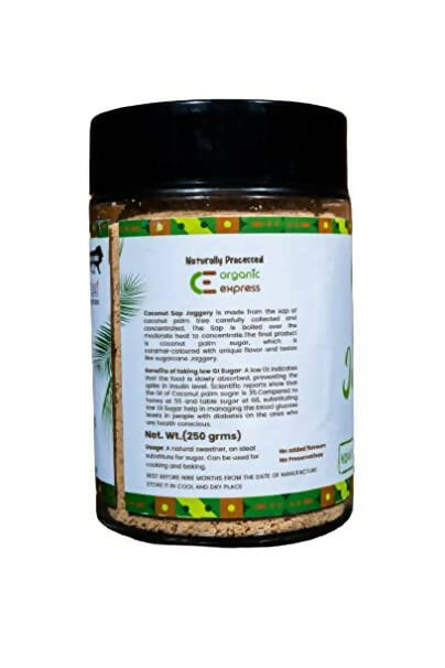 Organic Express Coconut Palm Neera (Sap) Jaggery Powder 