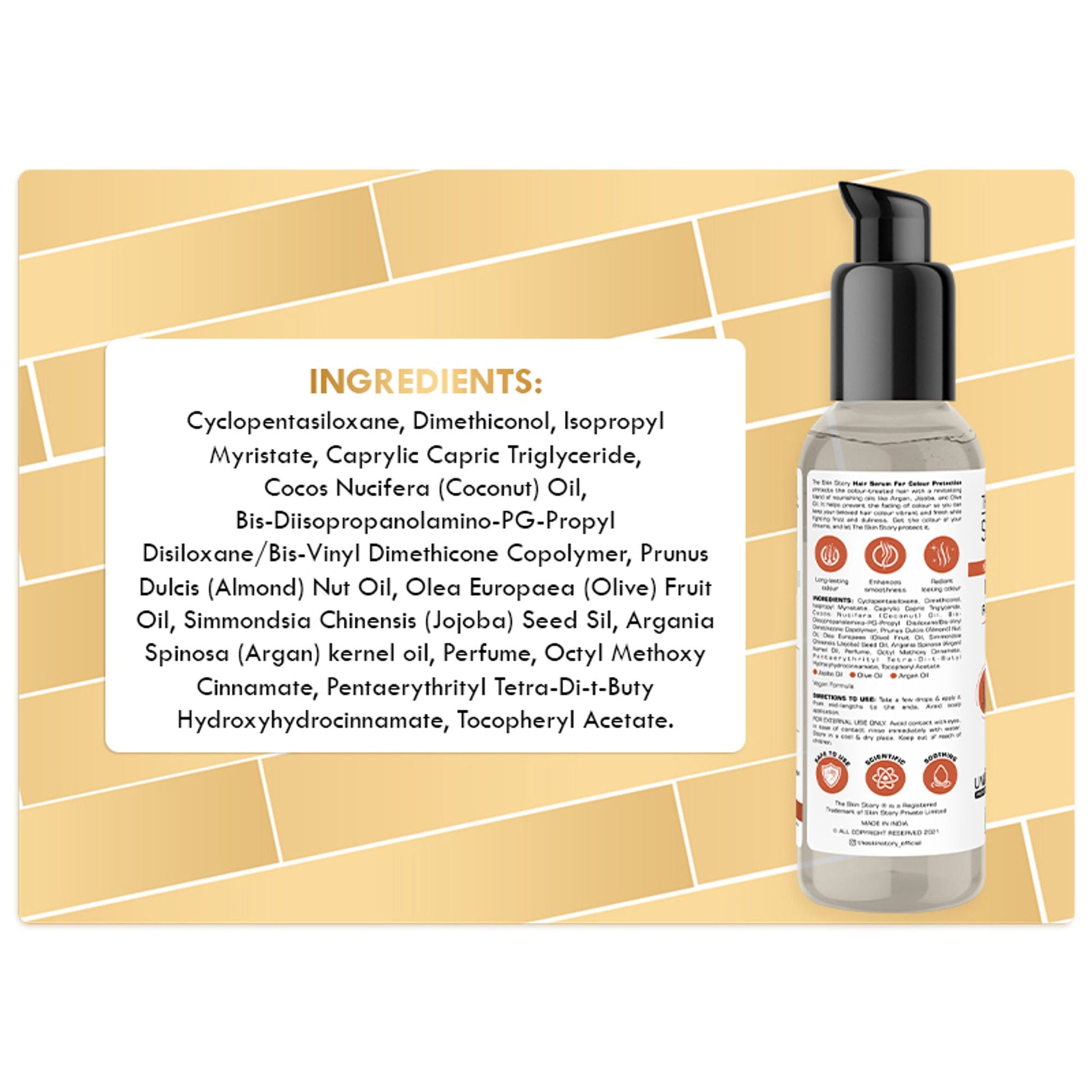 The Skin Story Colour Protection Anti Frizz Hair Serum  Grab2Buy The Skin Story Grab2Buy