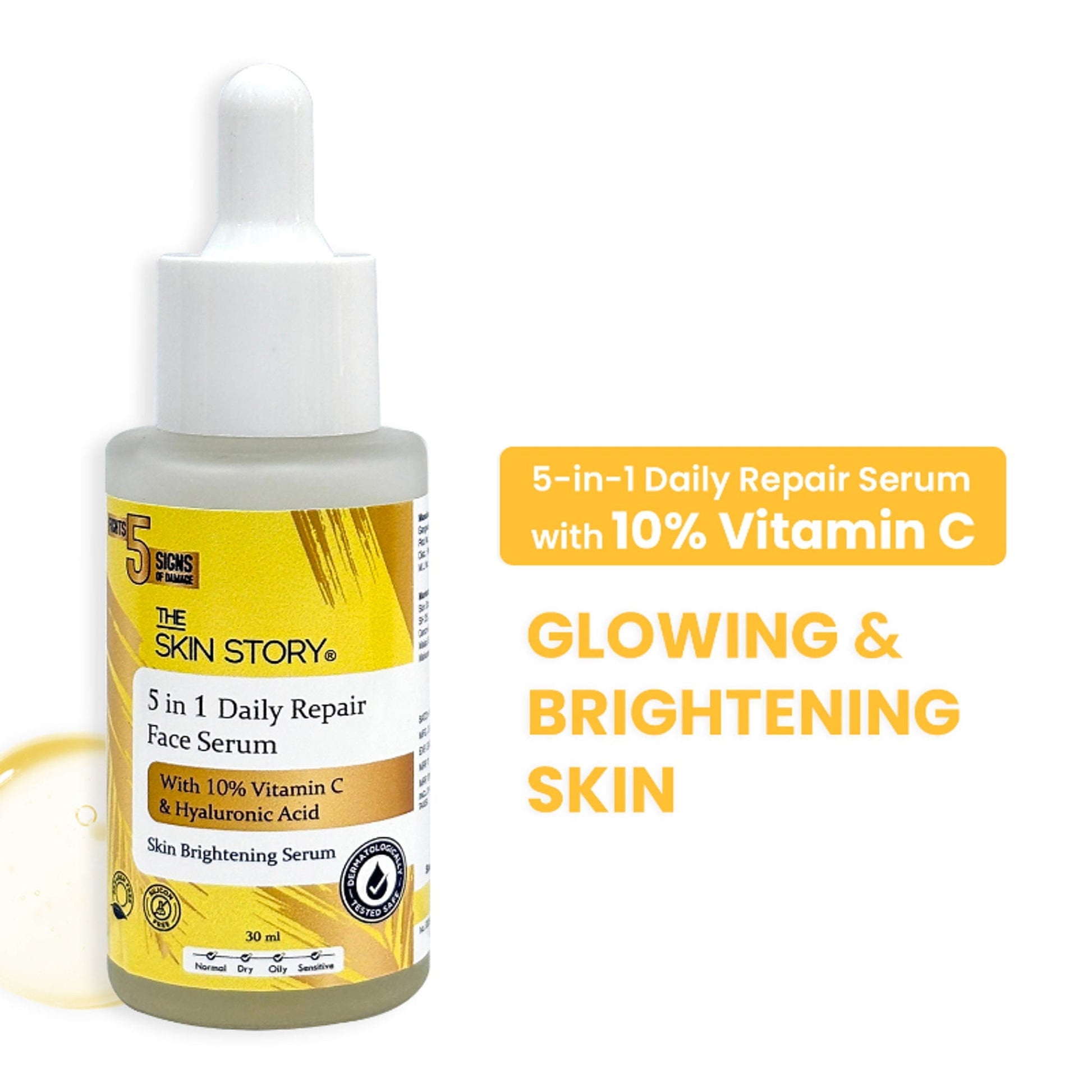 The Skin Story 10% Vitamin C Skin Brightening Face Serum With Hyaluronic Acid  Grab2Buy The Skin Story Grab2Buy