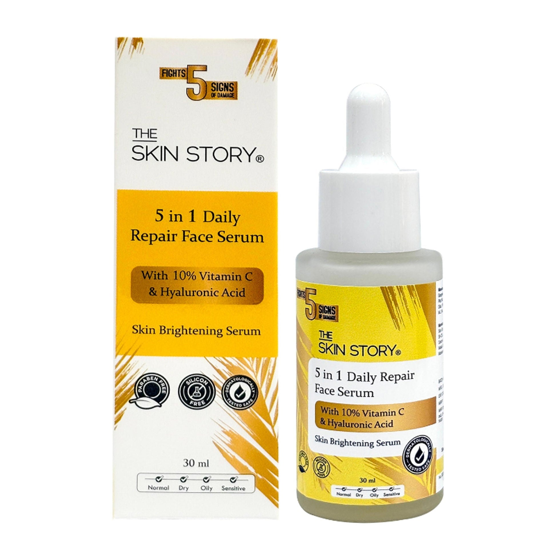 The Skin Story 10% Vitamin C Skin Brightening Face Serum With Hyaluronic Acid  Grab2Buy The Skin Story Grab2Buy