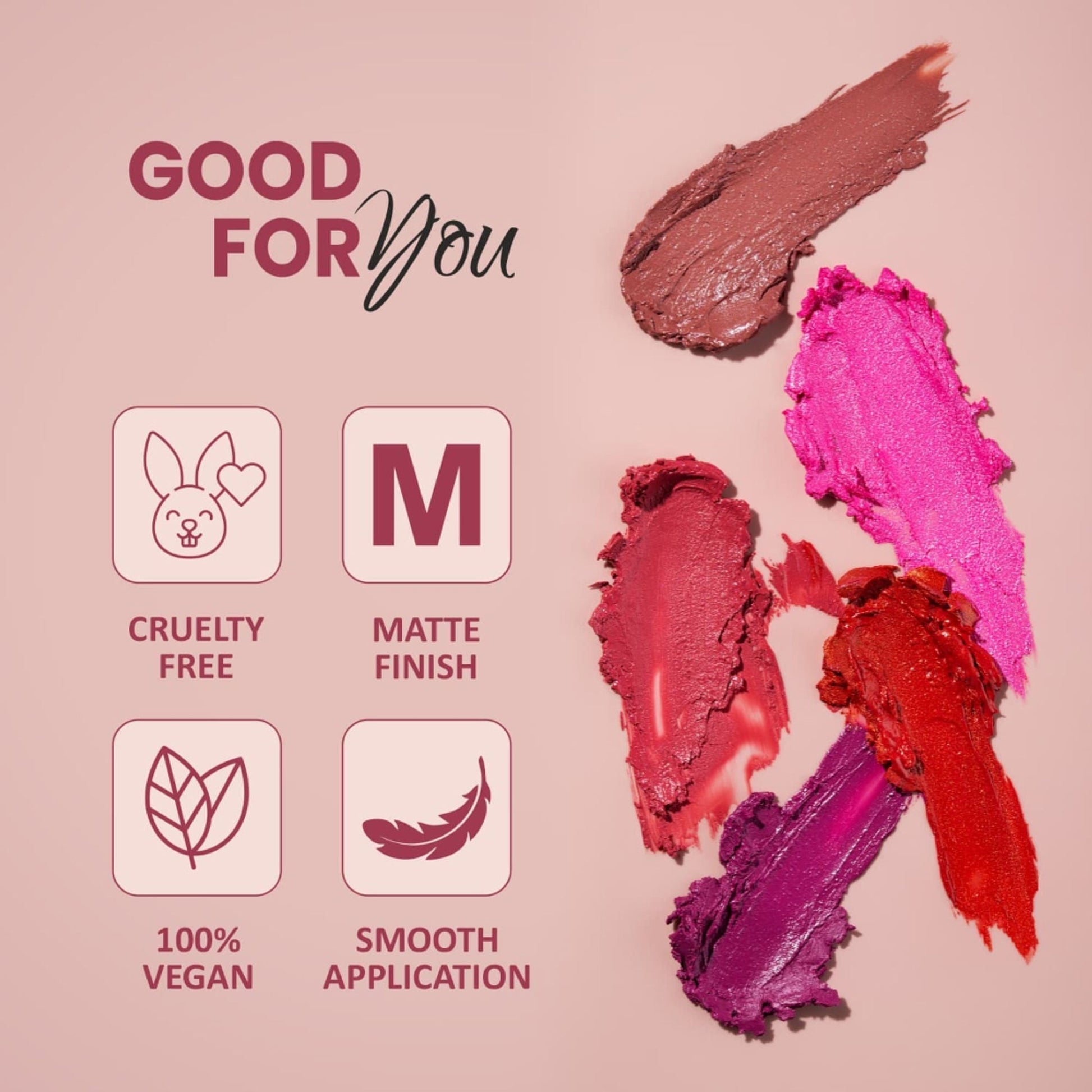 VERYMISS Matte & Satin Lipstick - M03 Grape Crush  Grab2Buy VERYMISS Grab2Buy