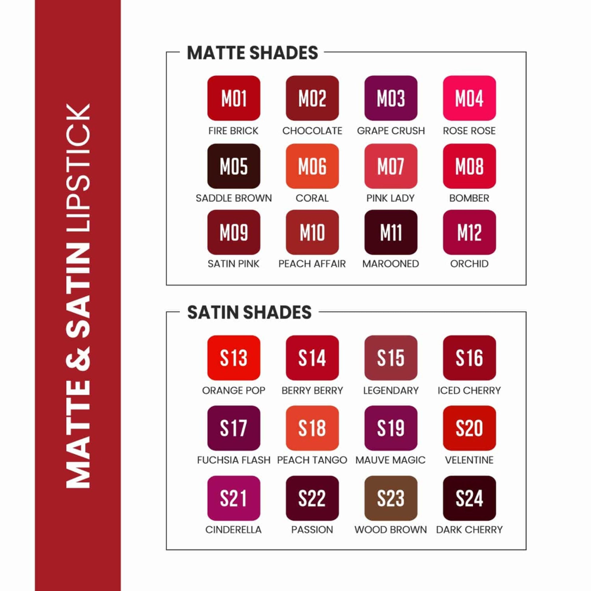 VERYMISS Matte & Satin Lipstick - M04 Rose Rose  Grab2Buy VERYMISS Grab2Buy