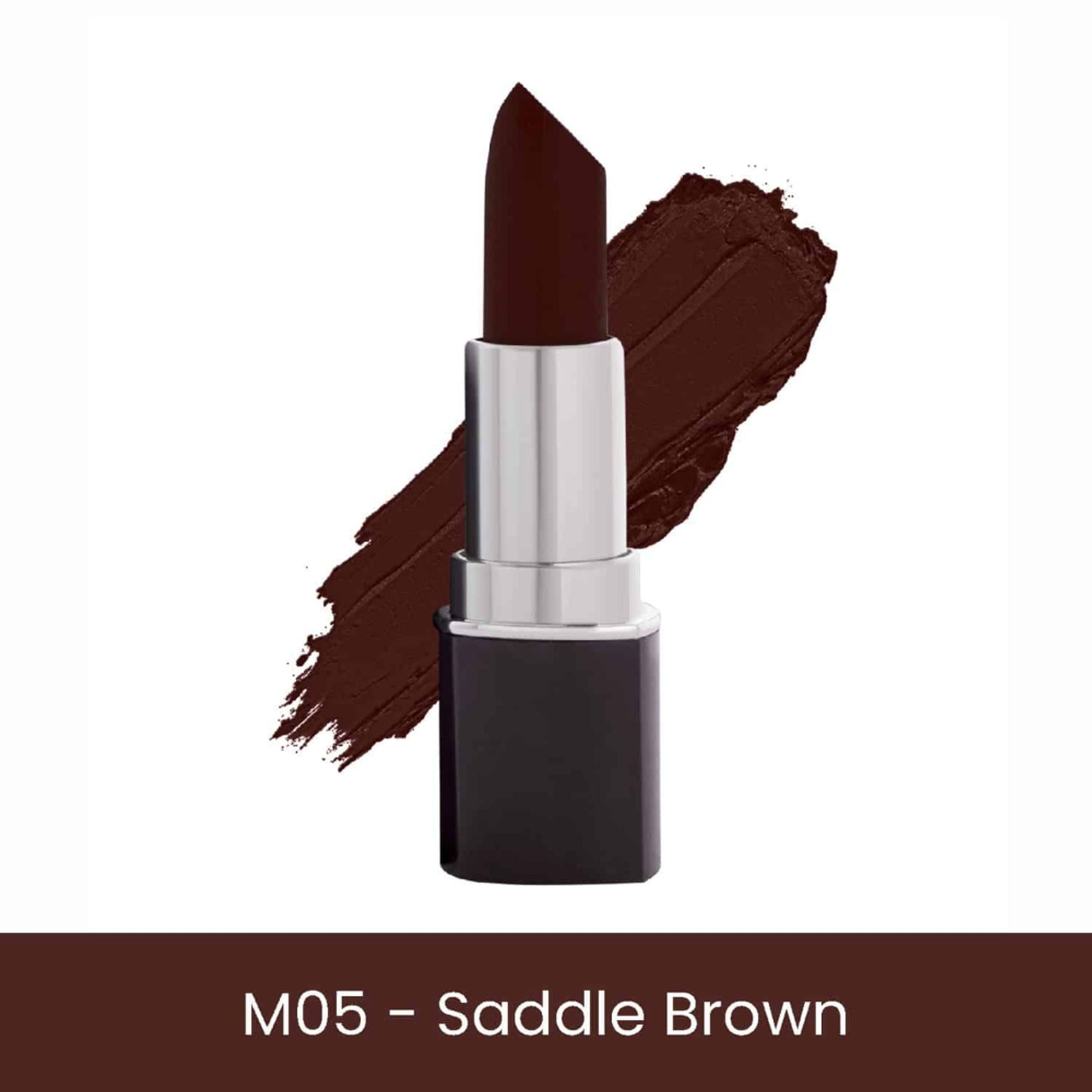 VERYMISS Matte & Satin Lipstick - M05 Saddle Brown  Grab2Buy VERYMISS Grab2Buy