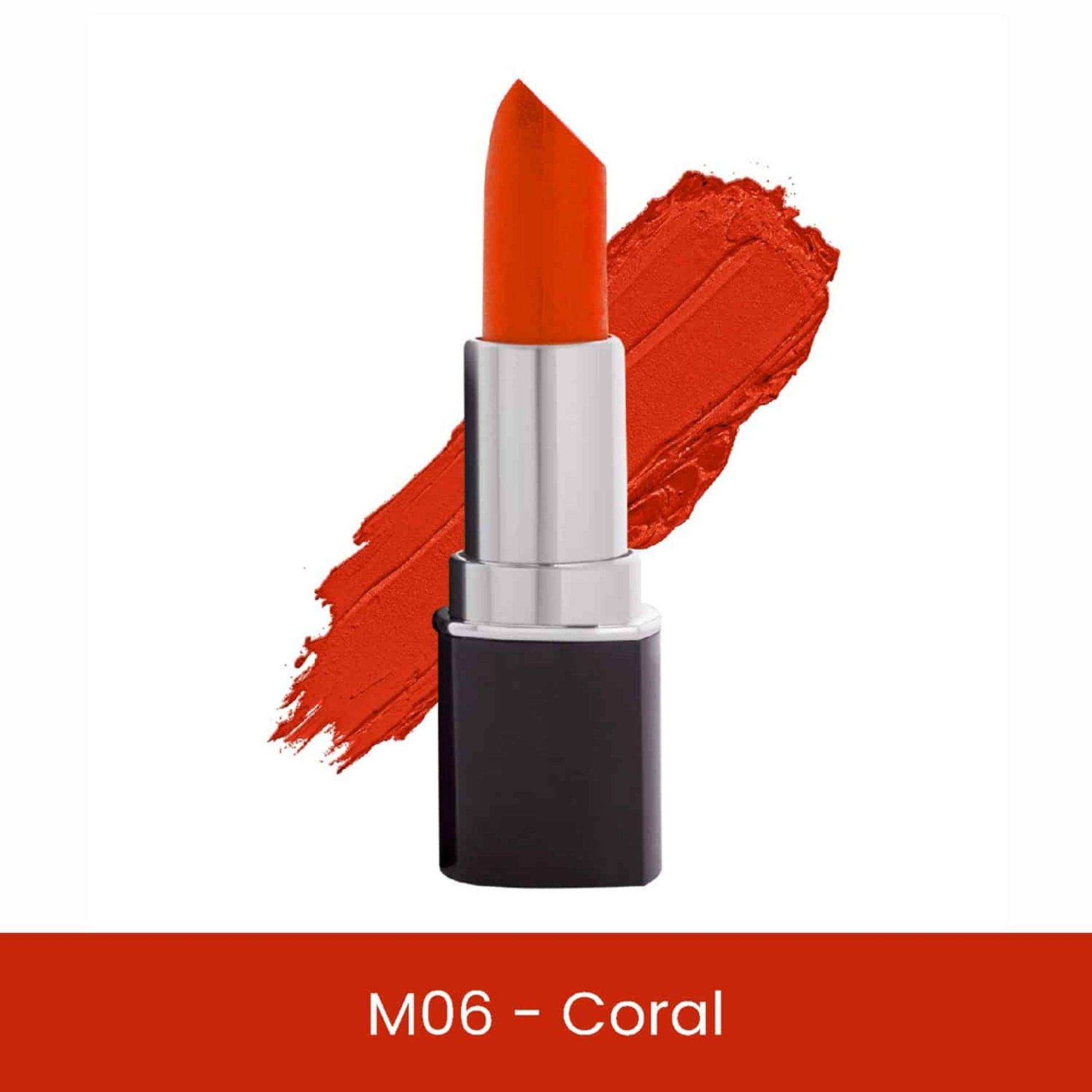 VERYMISS Matte & Satin Lipstick - M06 Coral  Grab2Buy VERYMISS Grab2Buy
