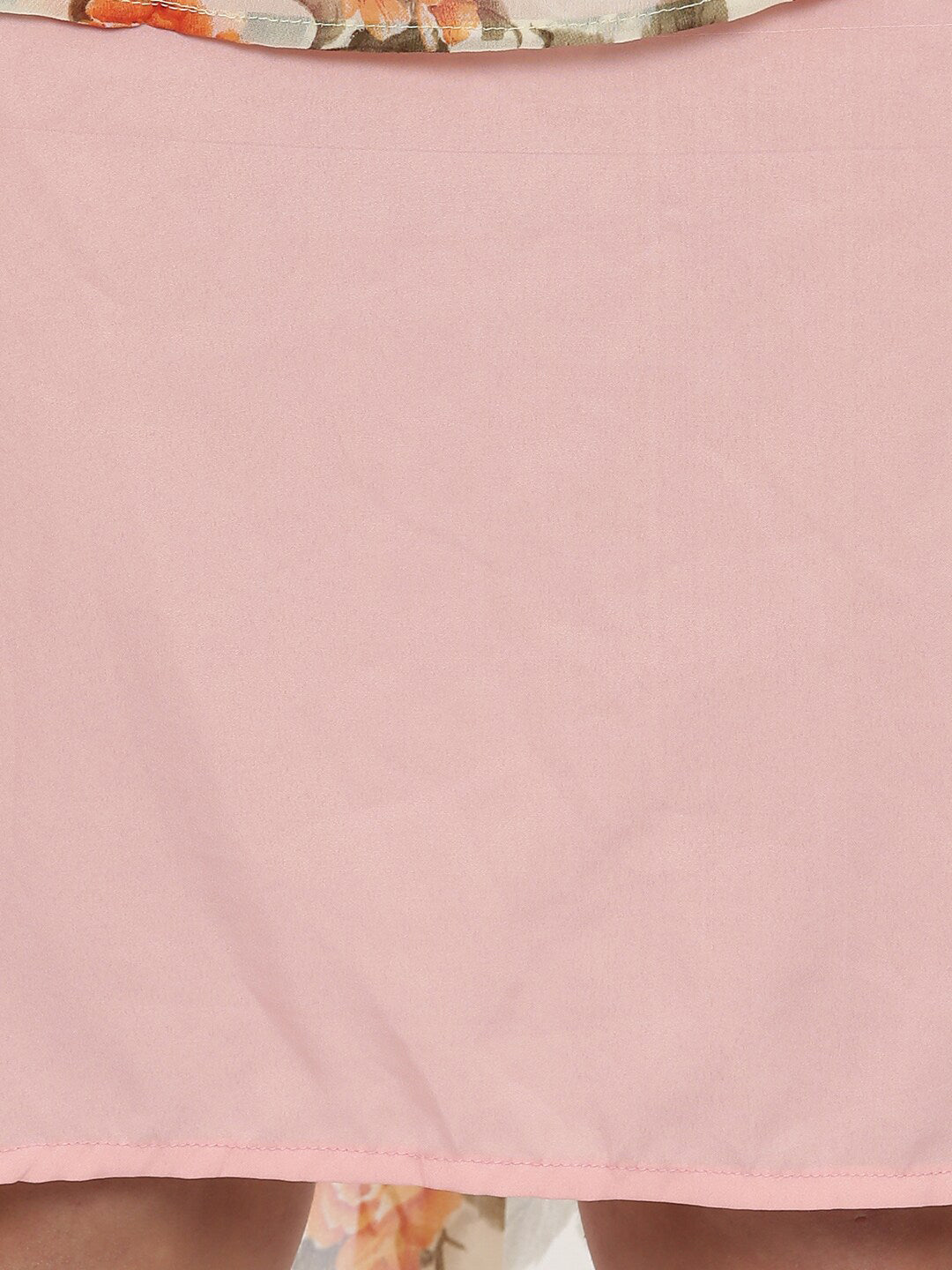Souchii Women Cream-Coloured Printed A-Line Dress 