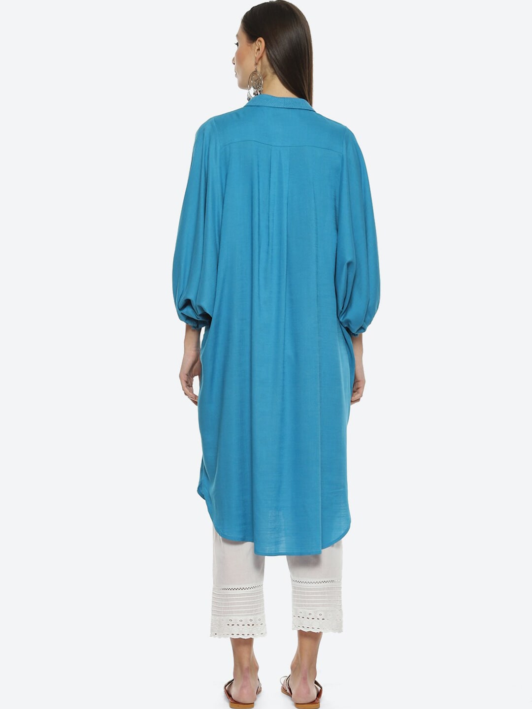 Biba Women Thread Work Pathani Kurta 