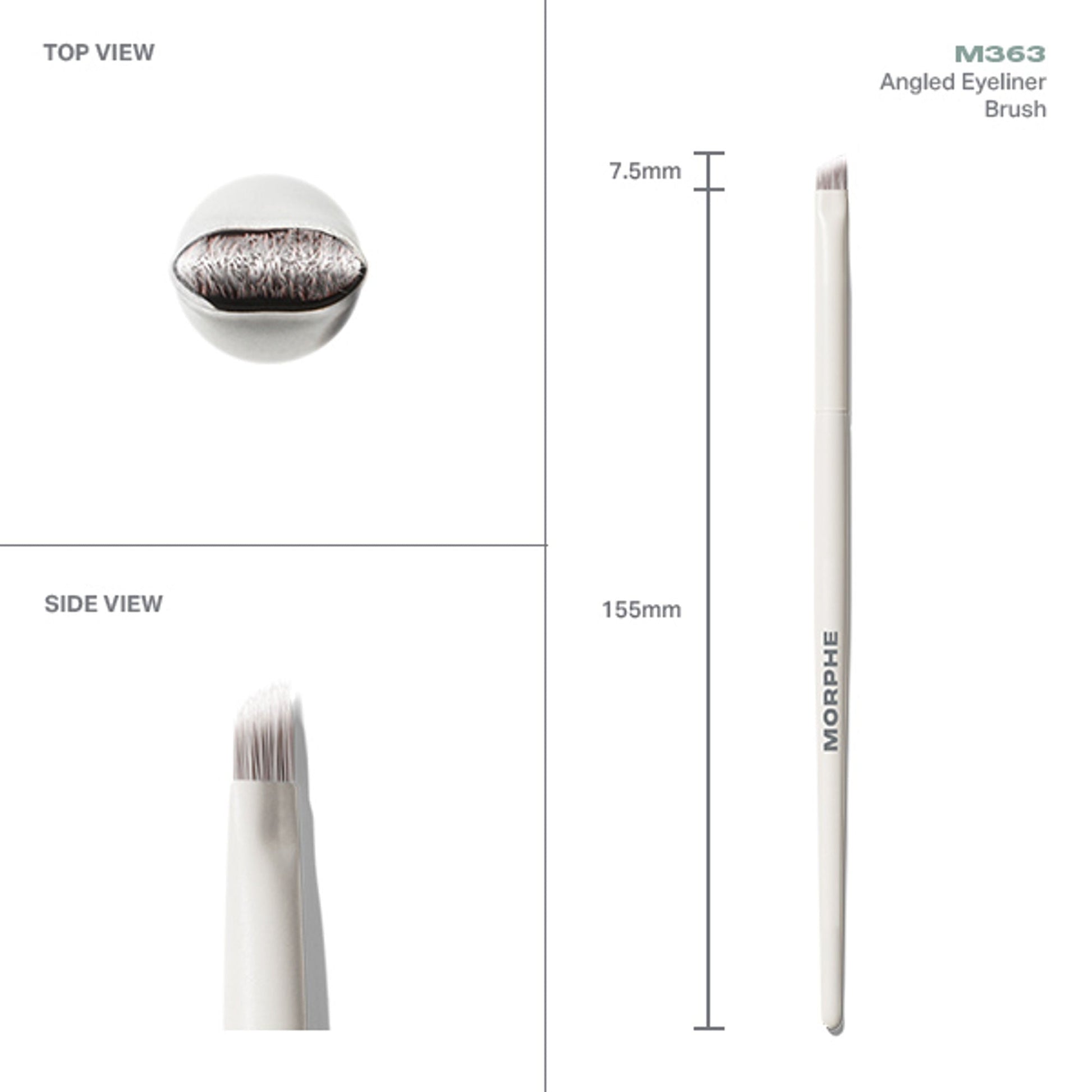 MORPHE M363 Angled Eyeliner Brush