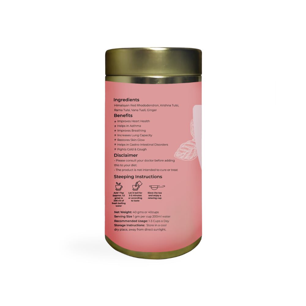 Shuddh Natural Cold Cough Relief Tea Vrinda Floral Tisane 