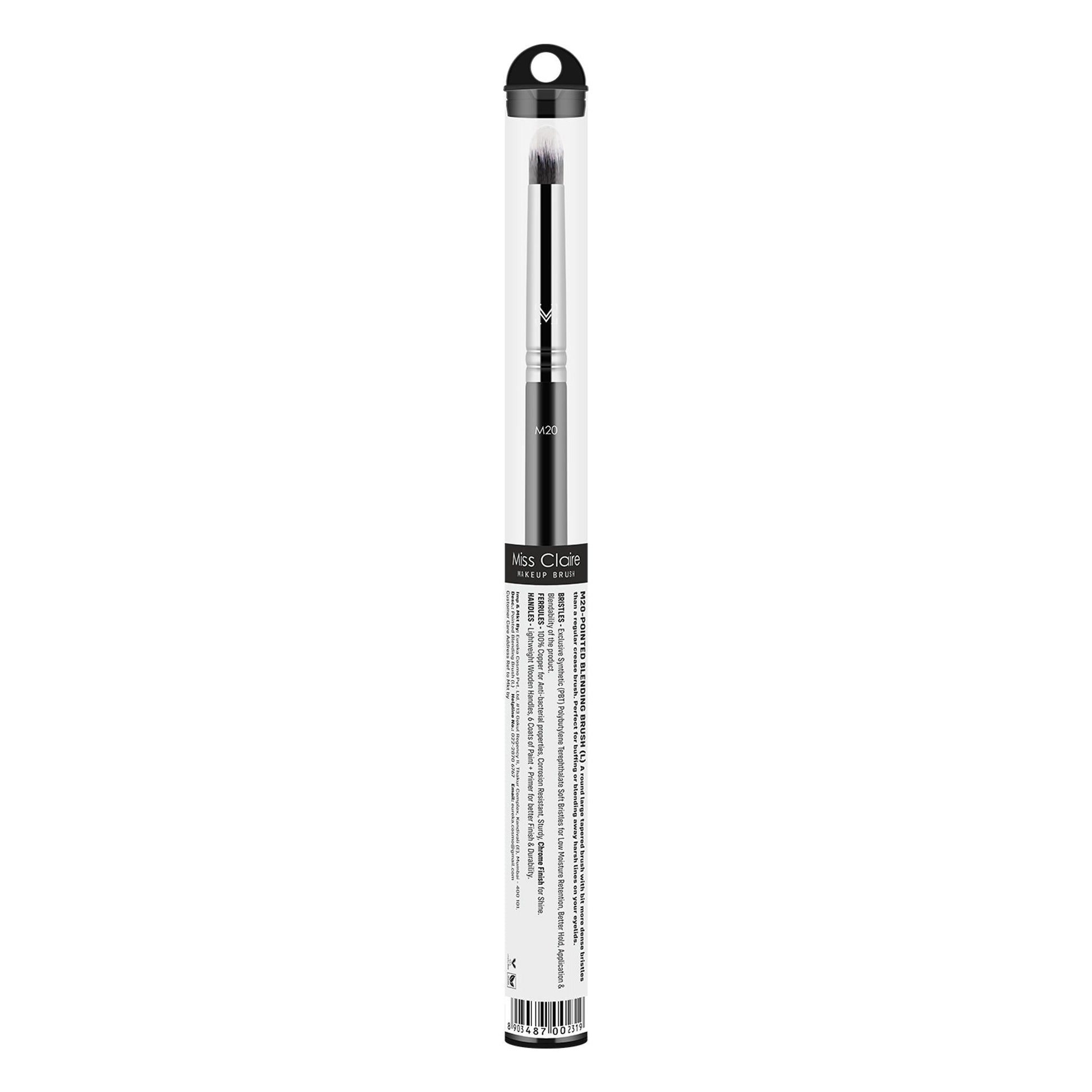 Miss Claire M20 - Pointed Blending Brush (L) - Chrome