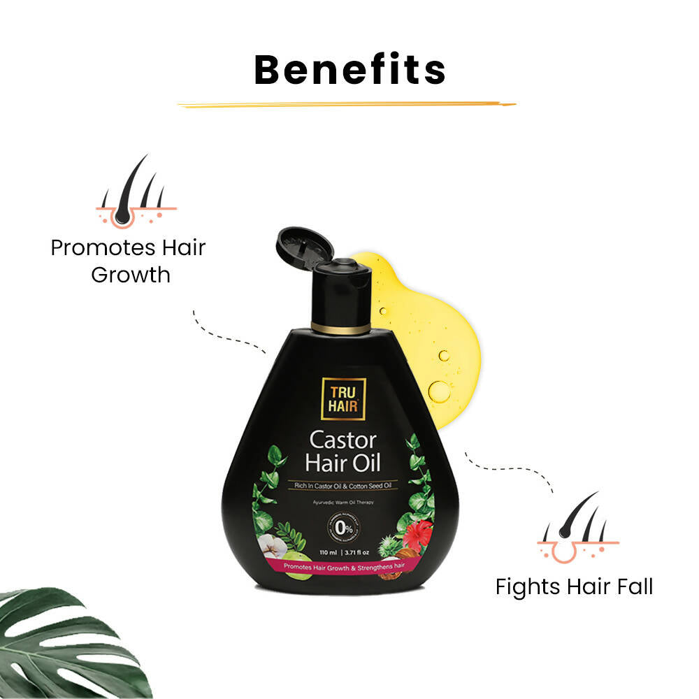 Tru Hair & Skin Castor Hair Oil  Grab2Buy Tru Hair & Skin Grab2Buy