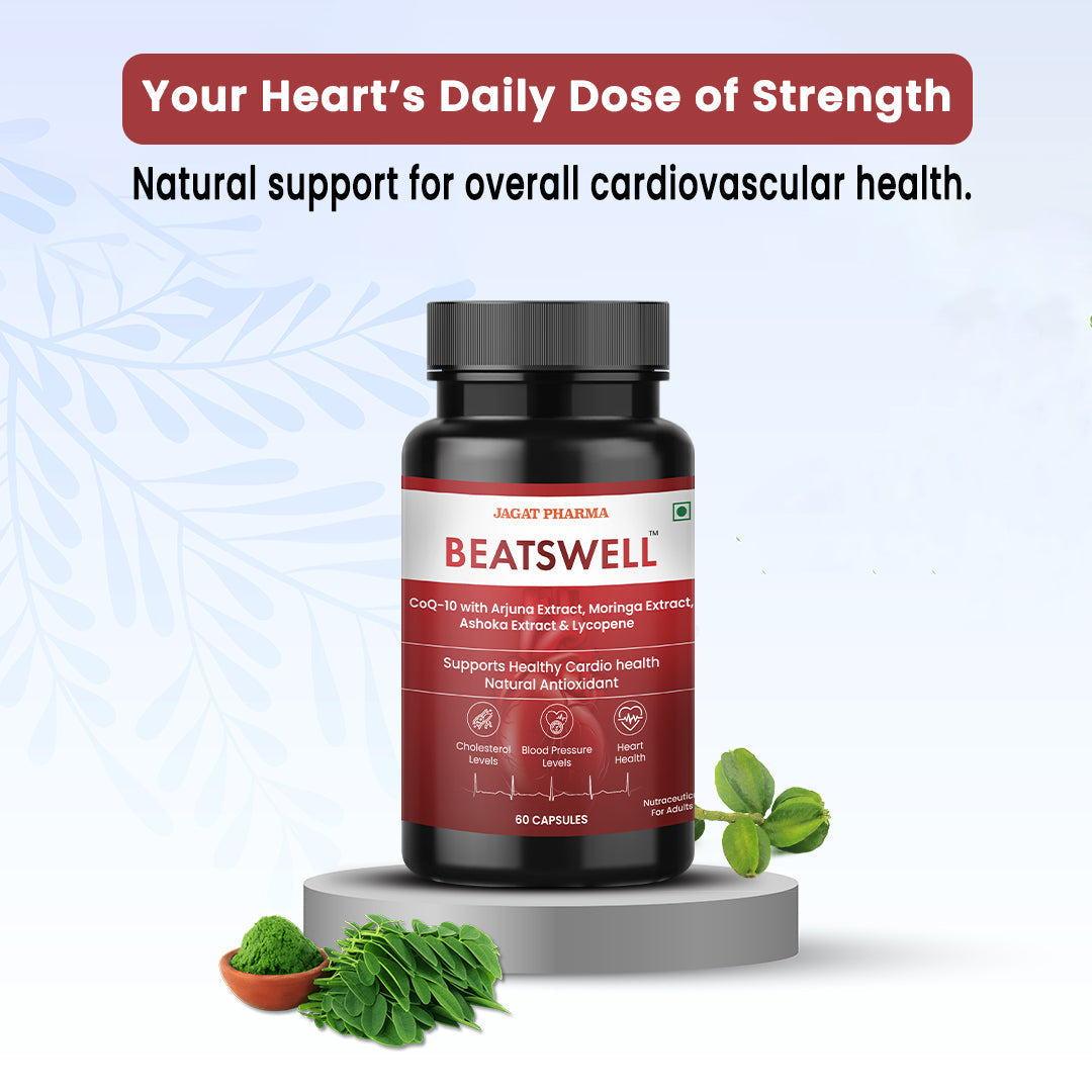 Jagat Pharma Beatswell Capsules for Your Heart’s Daily Dose of Strength 