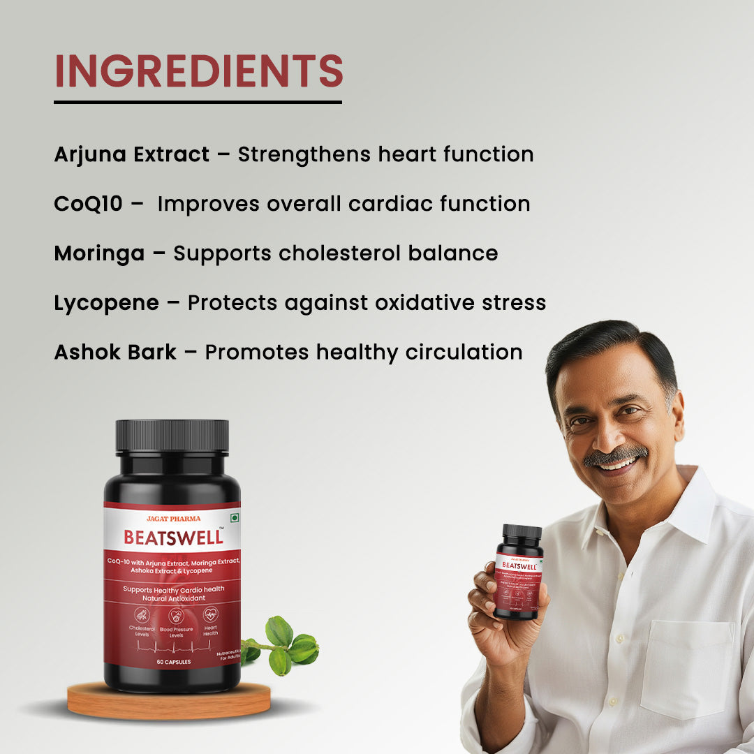 Jagat Pharma Beatswell Capsules for Your Heart’s Daily Dose of Strength 