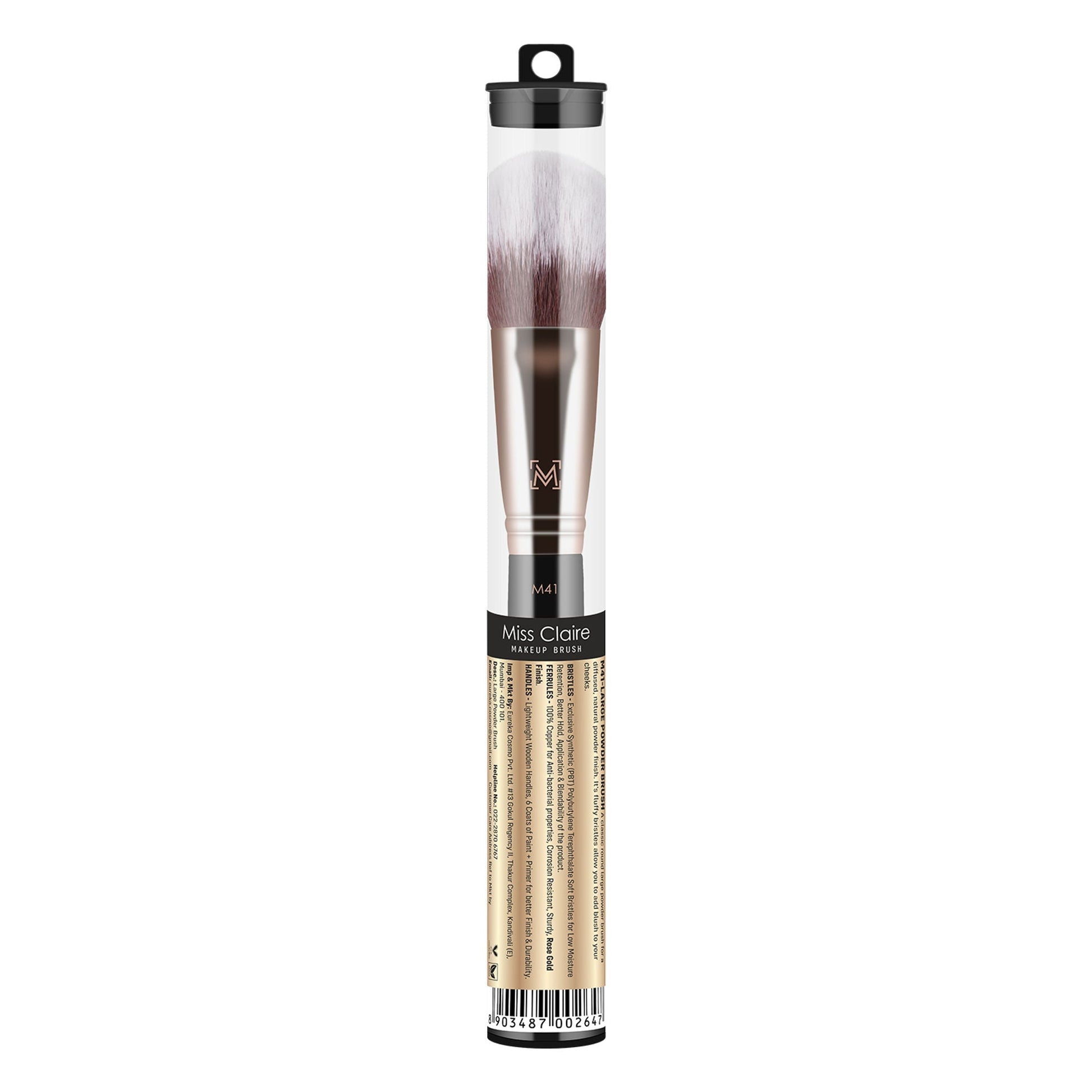 Miss Claire M41 - Large Powder Brush - Rose Gold