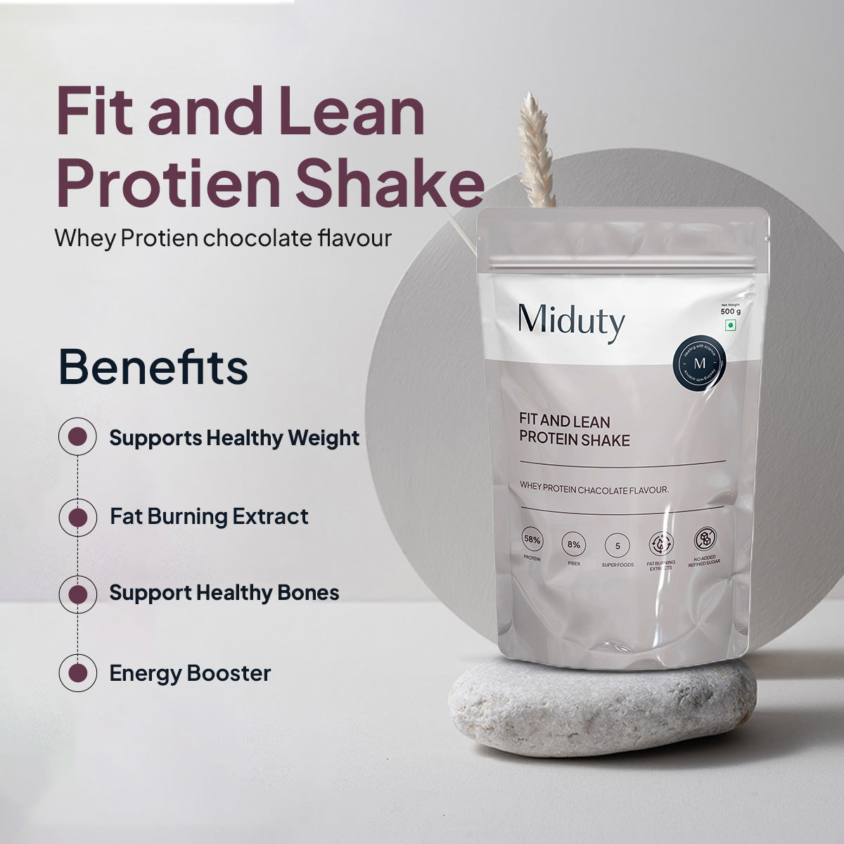 Miduty by Palak Notes Fit & Lean Protein Shake 
