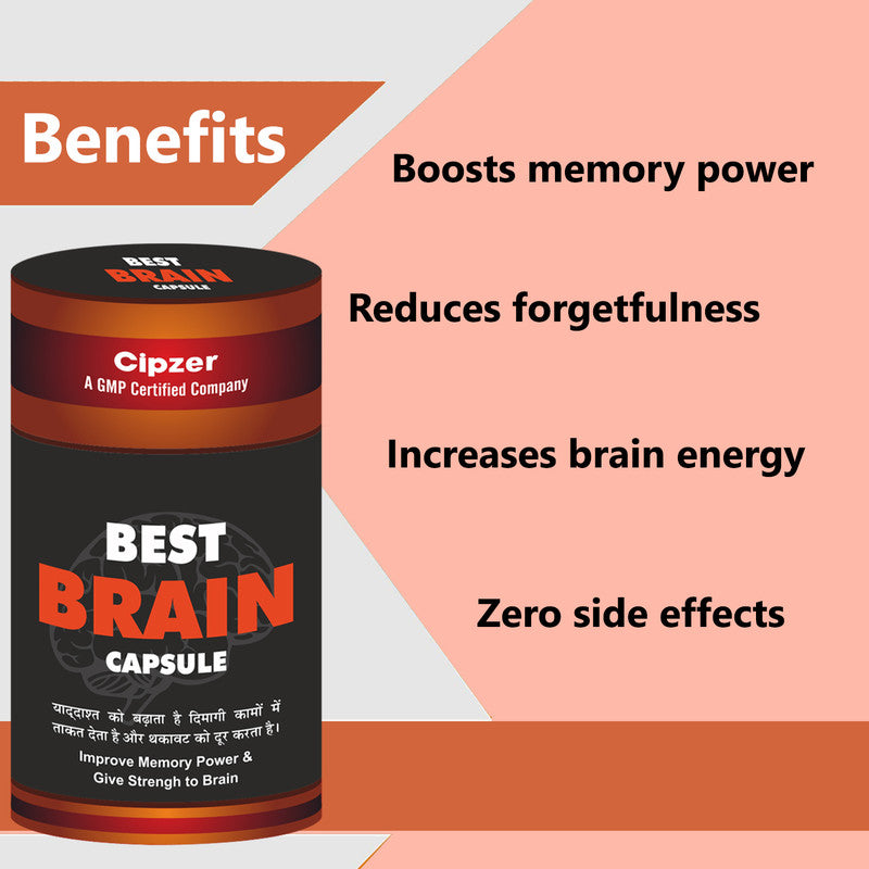 Cipzer Best Brain Capsules - Grab2buy