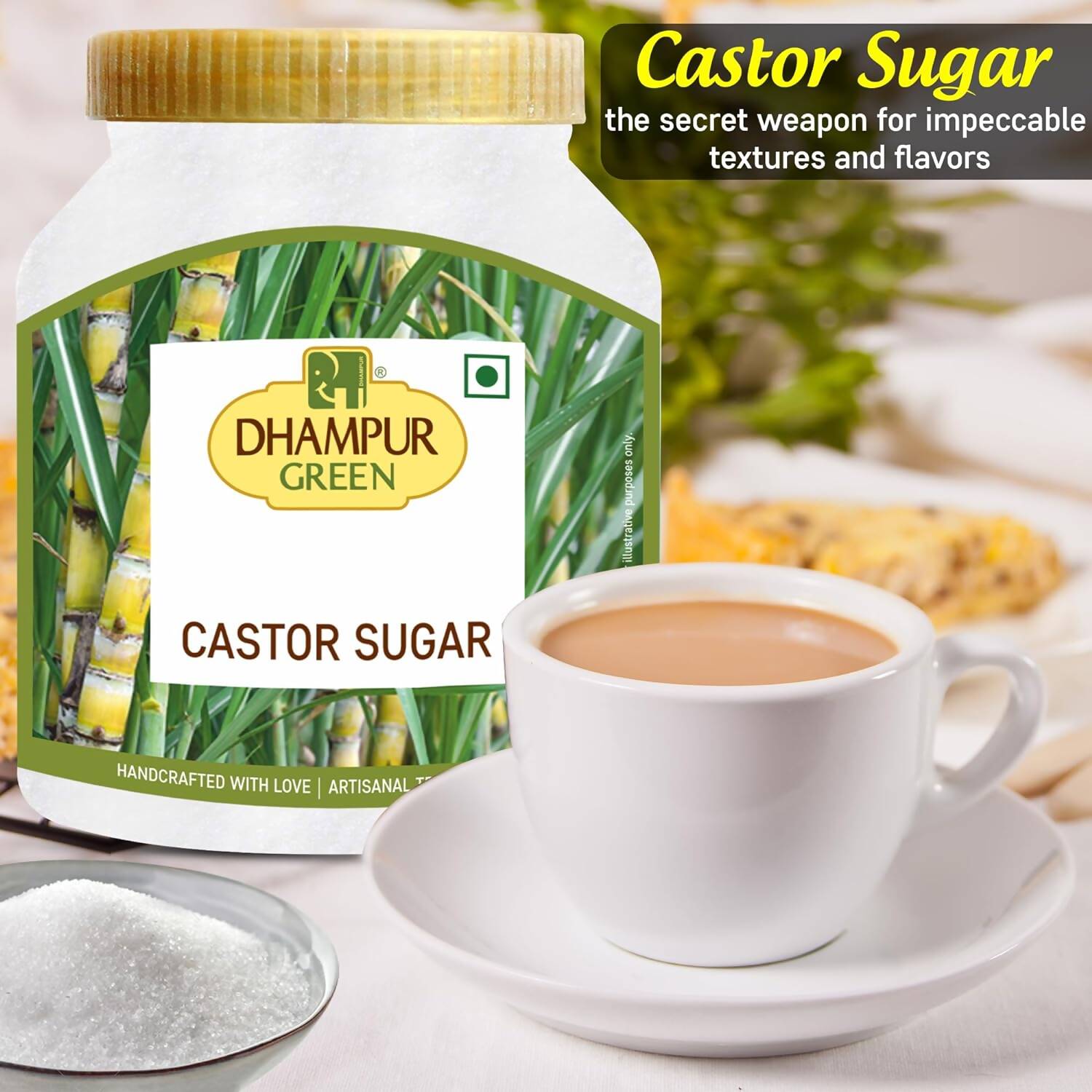 Dhampur Green Castor Sugar 