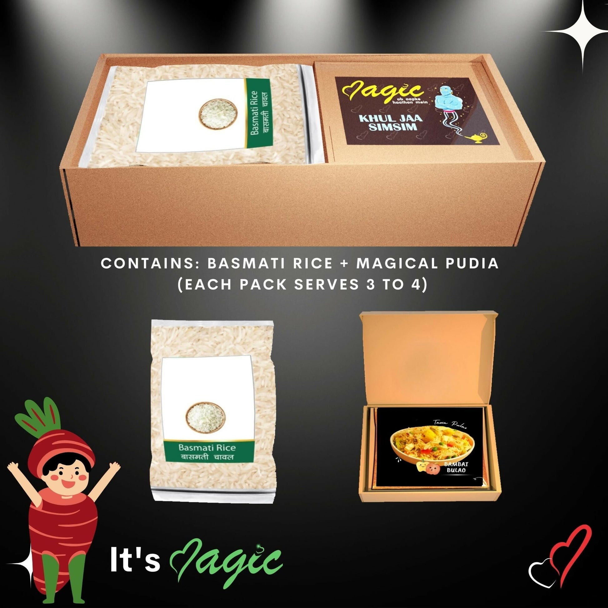 Sanskriti Magic Masala Tawa Pulao Fresh Ready to cook All-in-One Kit - Grab2buy