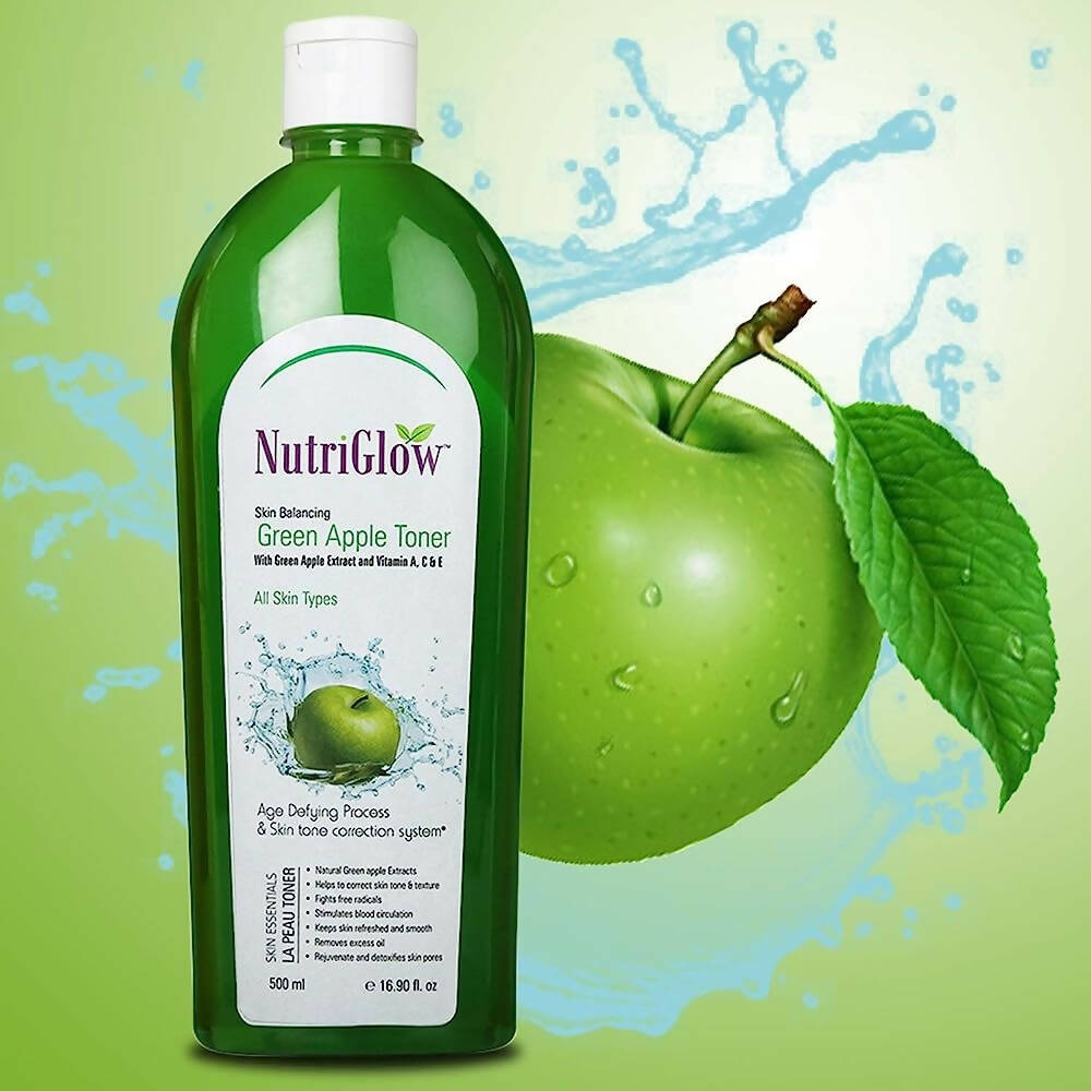 NutriGlow Skin Balancing Green Apple Toner - Grab2buy