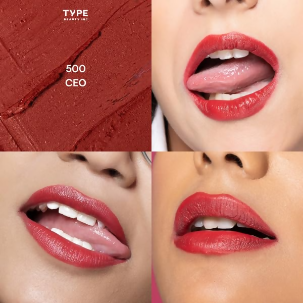 Type Beauty Cream Matte Lipstick For Pigmented Lips - 500 Ceo  Grab2Buy Type Beauty Grab2Buy