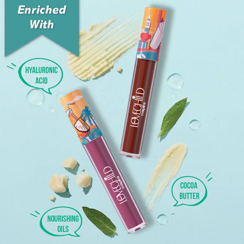 LoveChild By Masaba Gupta Mamma Mia Lush-Matte Lip Creme - Kapi Martini 