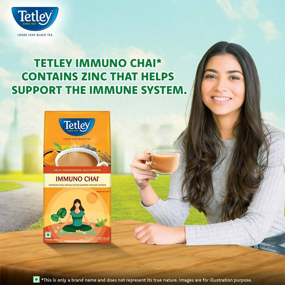 Tetley Immuno Chai Loose Leaf Flavoured Black Tea - Grab2buy