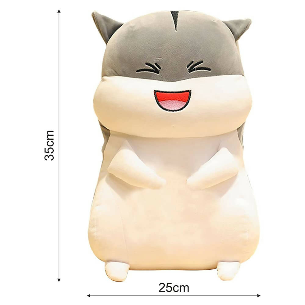 Webby Plush Cute Hamster Soft Toy Ragdoll Doll Big Pillow- 35 cm  Grab2Buy Webby Grab2Buy