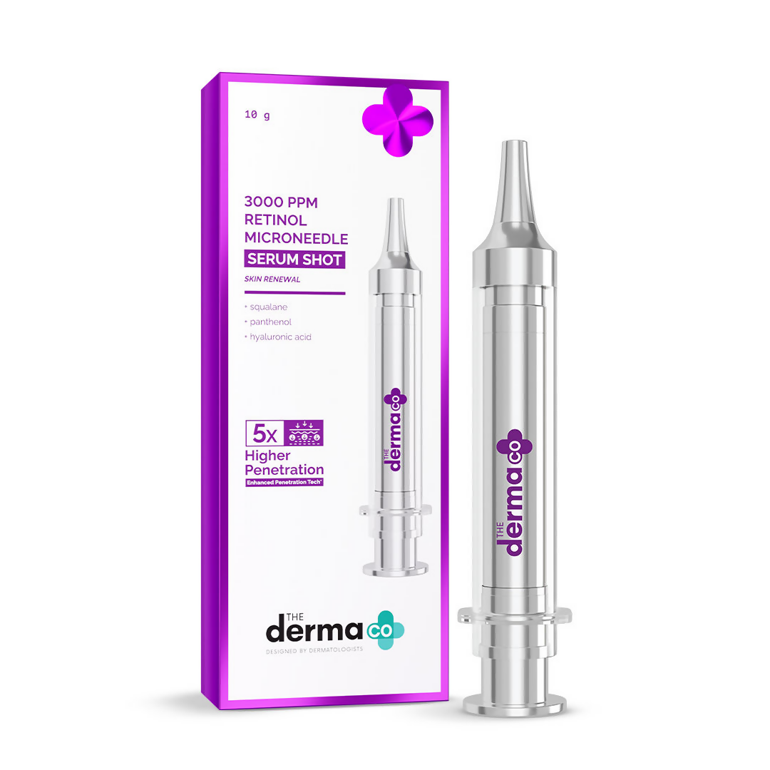 The Derma Co 3000 PPM Retinol Microneedle Serum Shot  Grab2Buy The Derma Co Grab2Buy