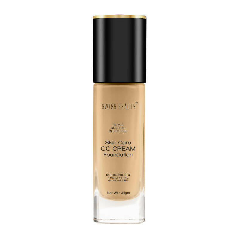Swiss Beauty Skin Care CC Cream Liquid Foundation - 6 Beige Sand 