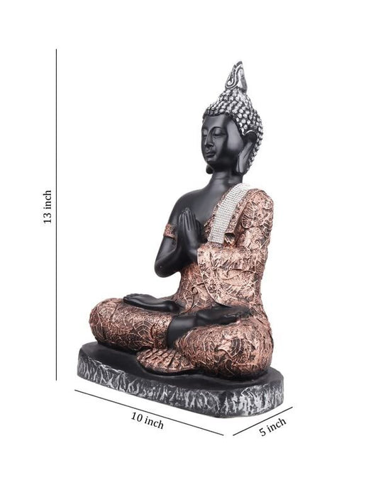 The White Ink Decor Lord Buddha Statue - Grab2buy