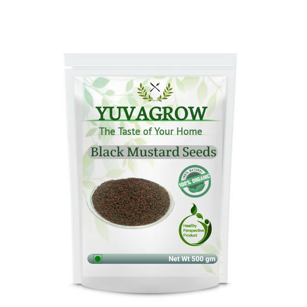 Yuvagrow Raw Black Mustard Seeds - Grab2buy
