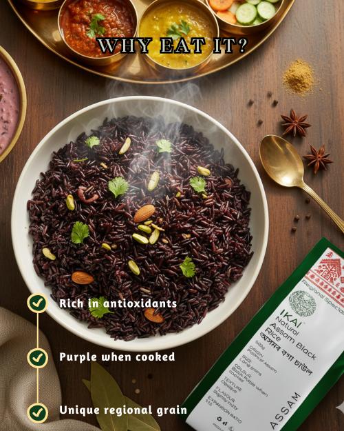 IKAI Natural Assam Black Rice 