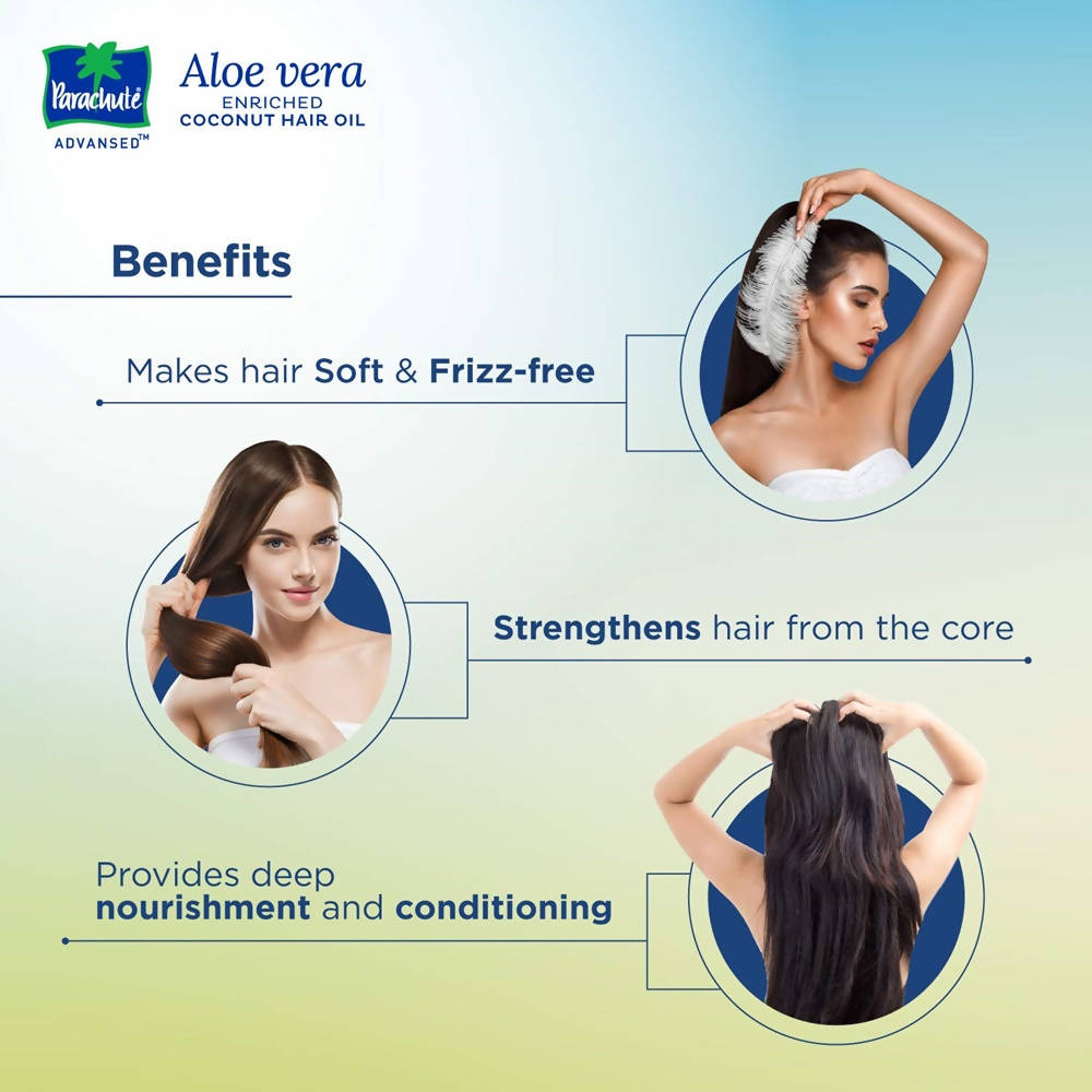 Parachute Advansed Aloe Vera Enriched Coconut Hair Oil Benefts
