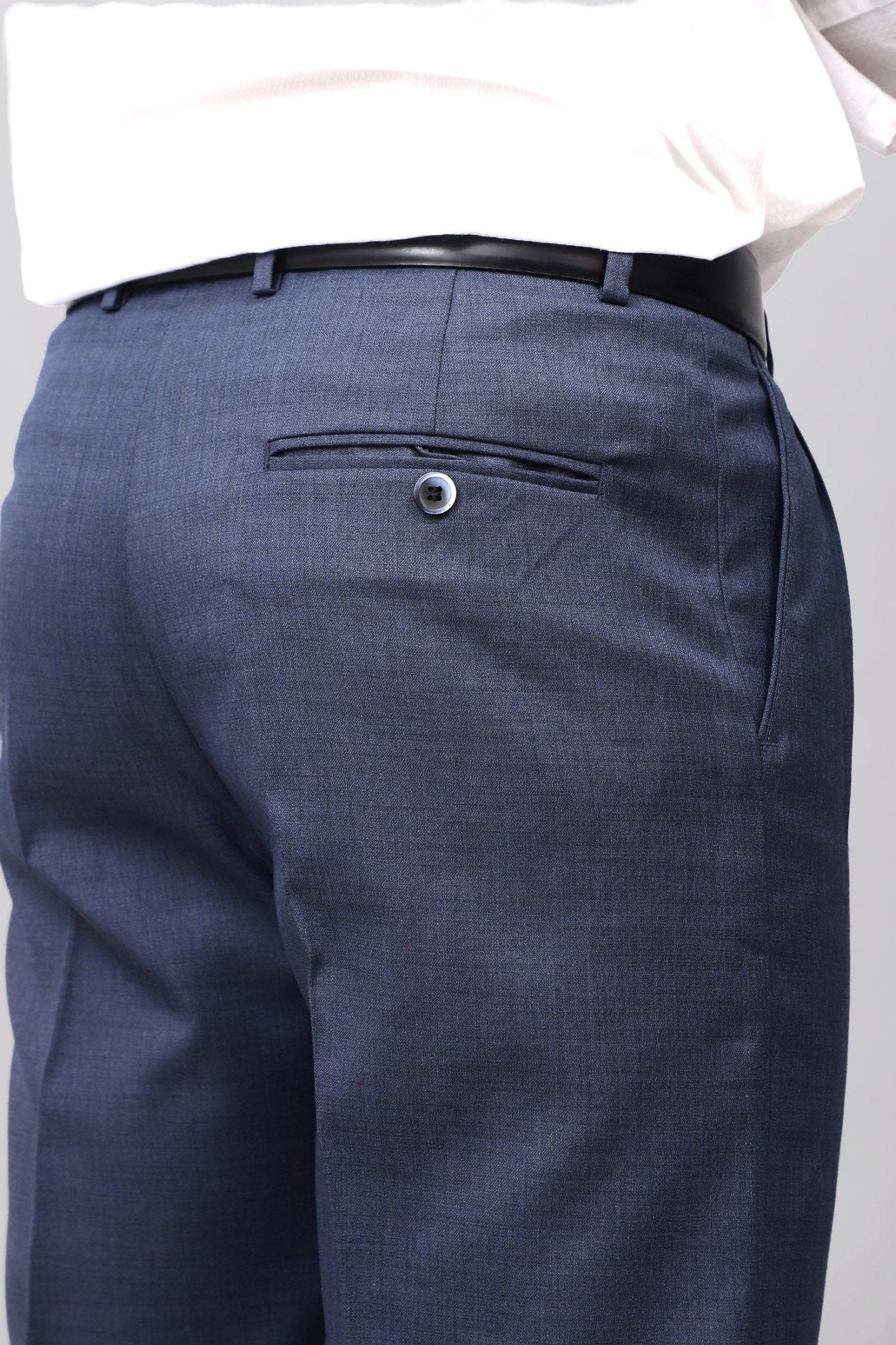 Bluebird Electric Blue Pleated Trouser 