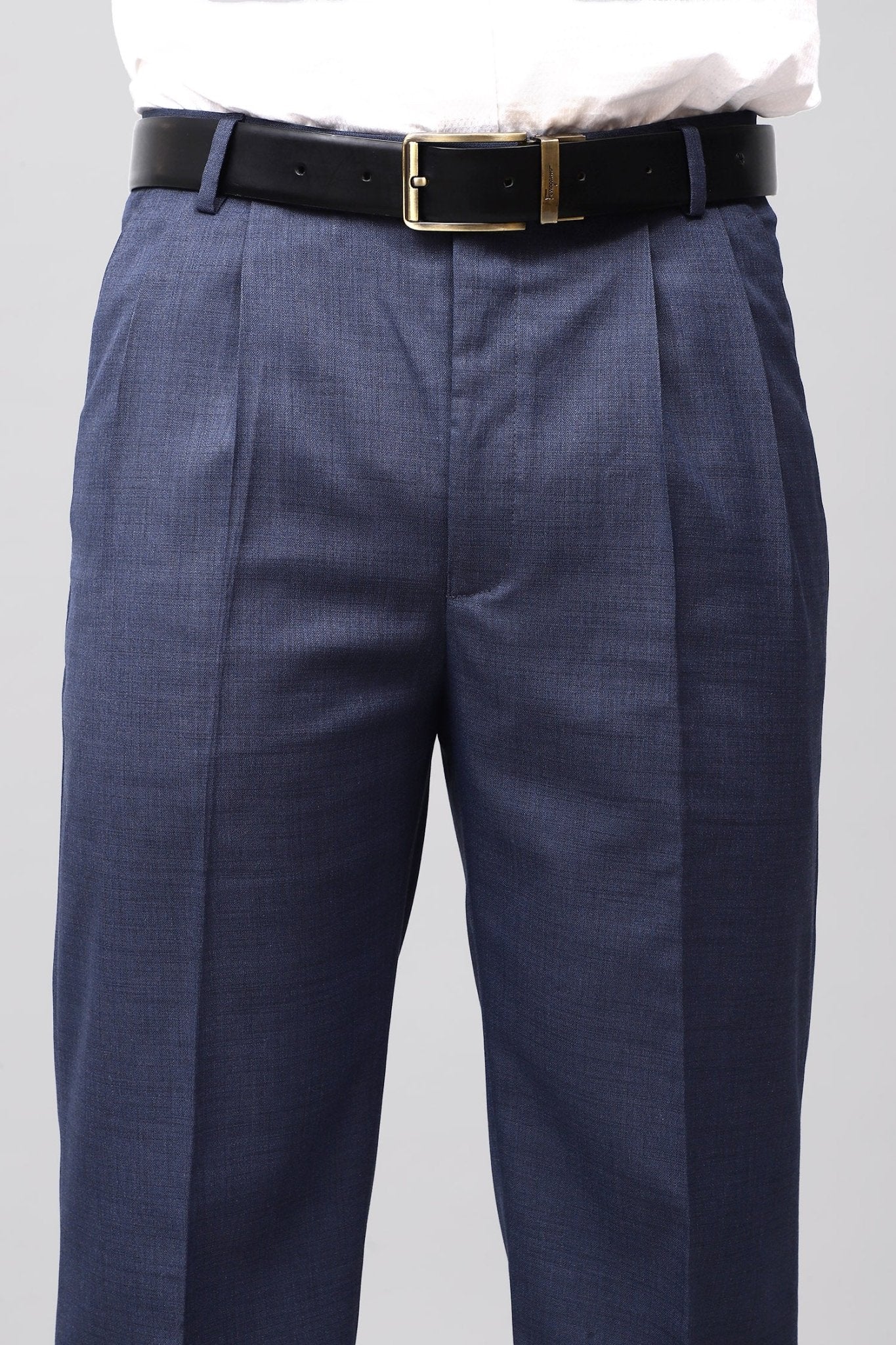Bluebird Electric Blue Pleated Trouser 