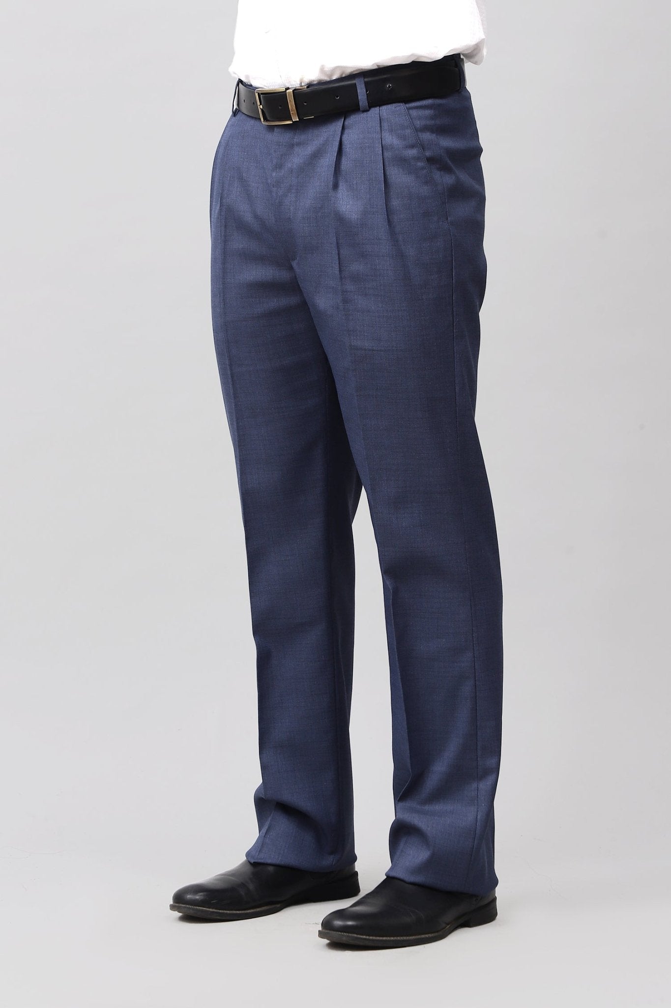 Bluebird Electric Blue Pleated Trouser 