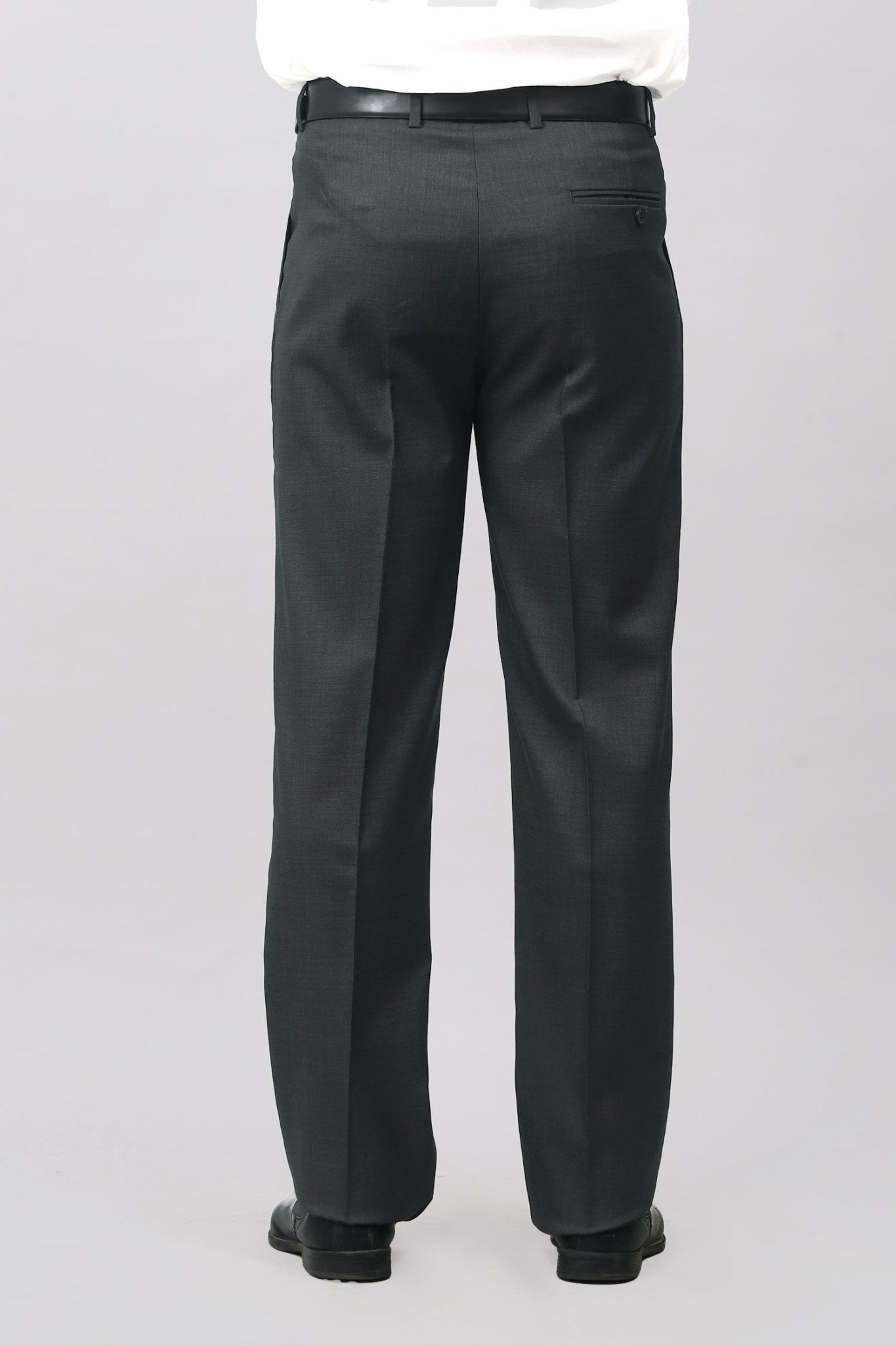 Bluebird Jet Black Pleated Tailored Trouser 