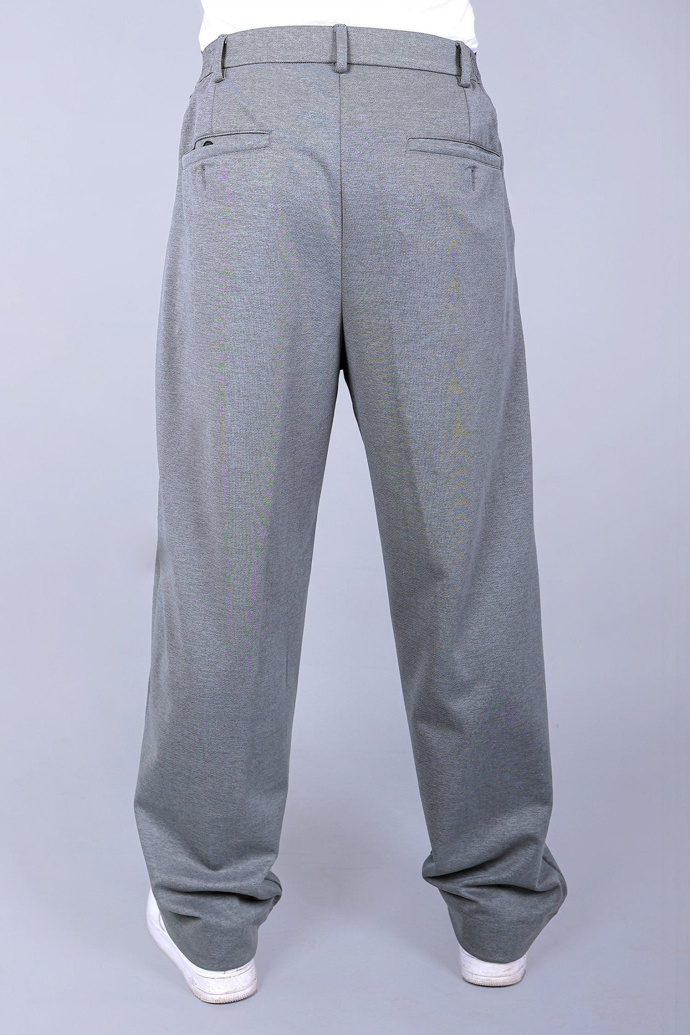 Bluebird korean pleated pant grey color 
