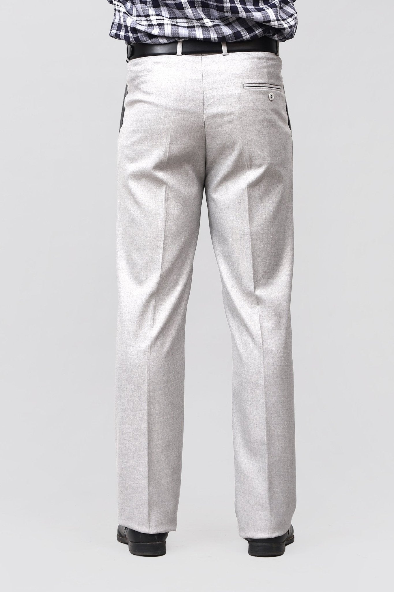 Bluebird Modern Light Grey Pleated Trouser 