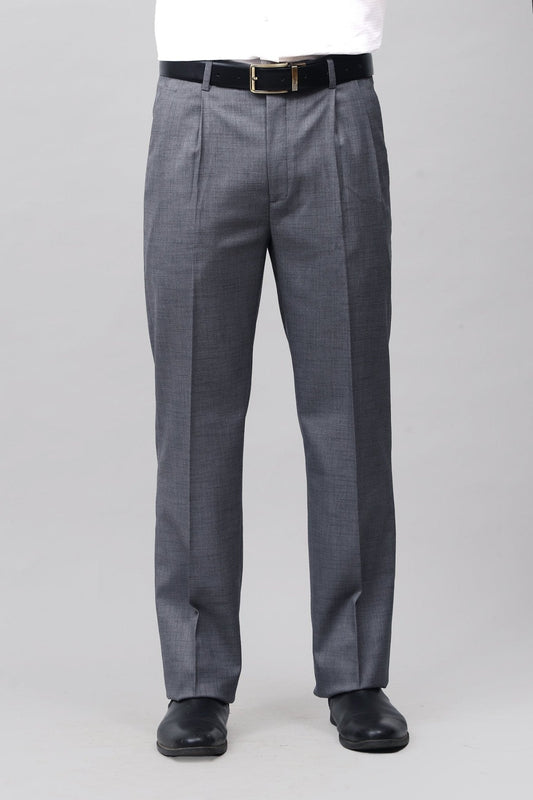 Bluebird Sophisticated Dark Grey Pleated Trouser 