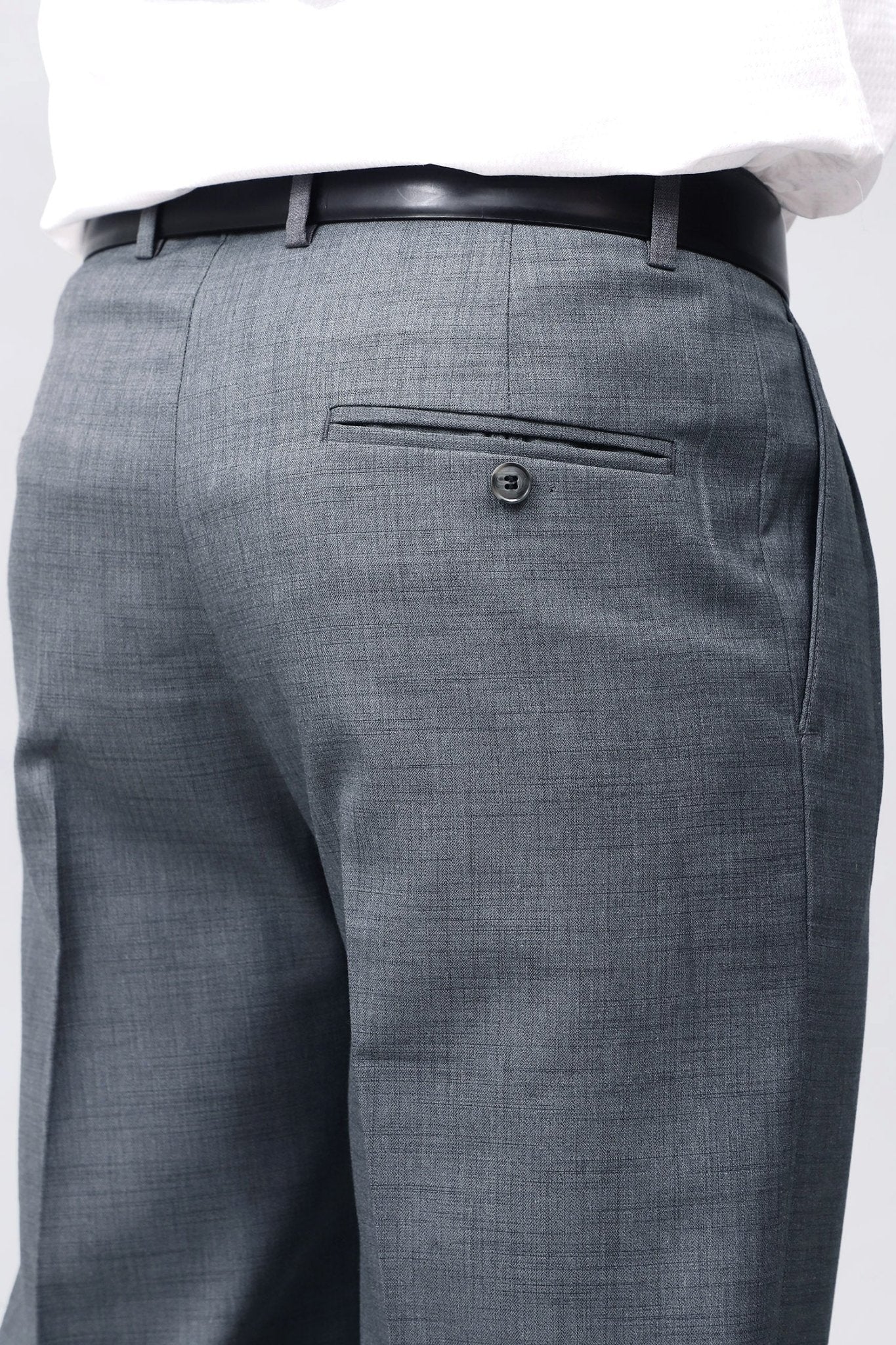 Bluebird Sophisticated Dark Grey Pleated Trouser 