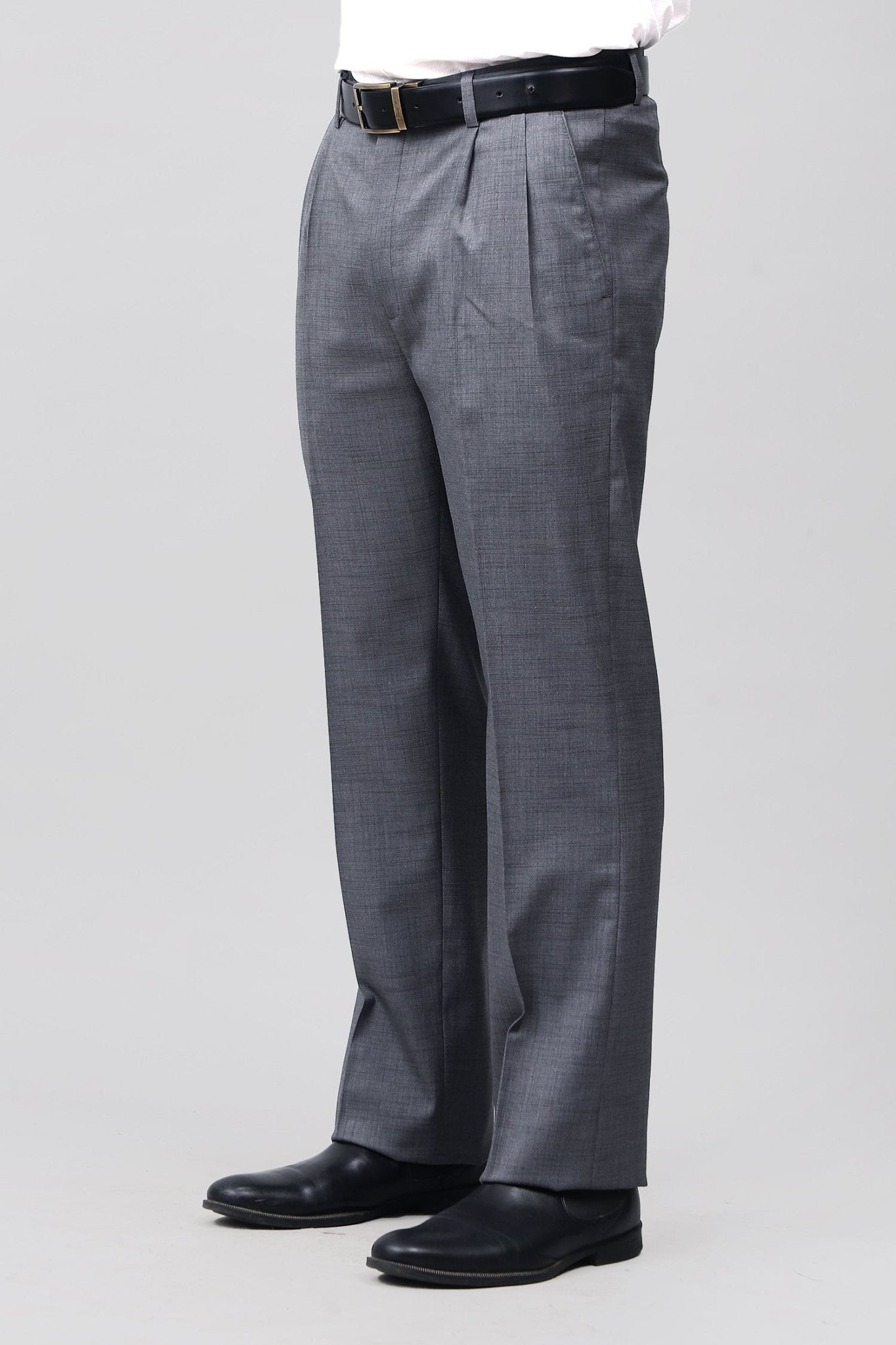 Bluebird Sophisticated Dark Grey Pleated Trouser 