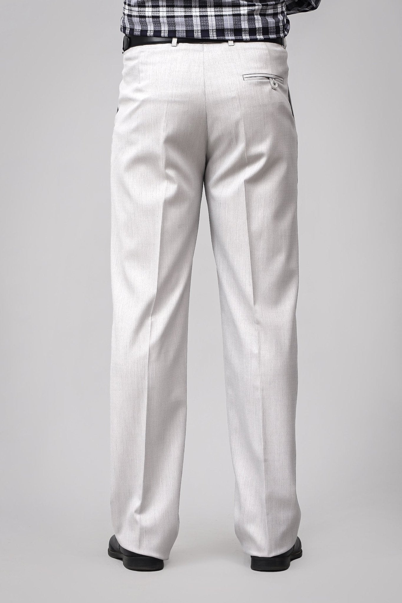 Bluebird Subtle Light Grey Pleated Trouser 