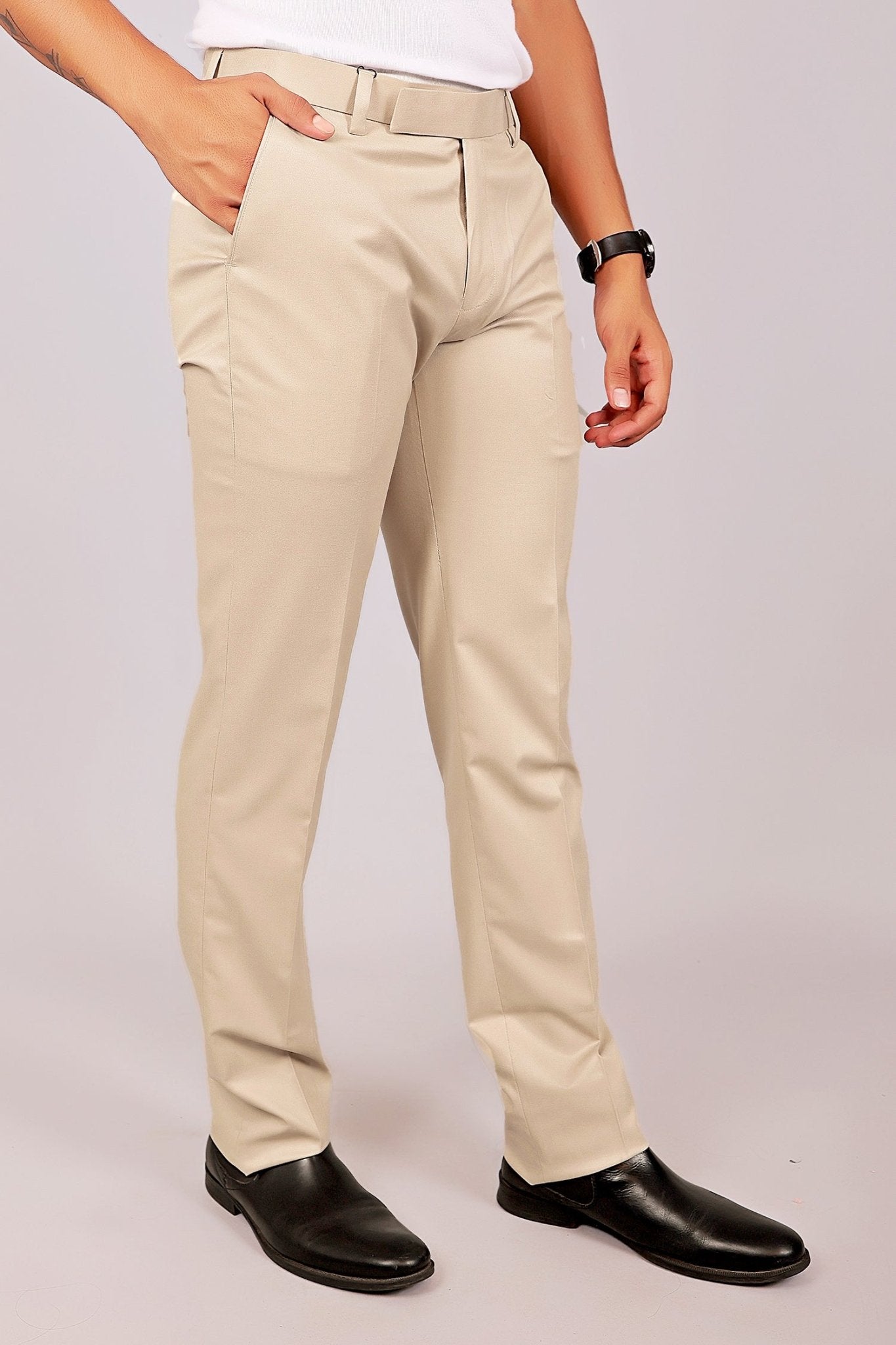 Bluebird Tailored Fit Magnolia Cream Trouser 