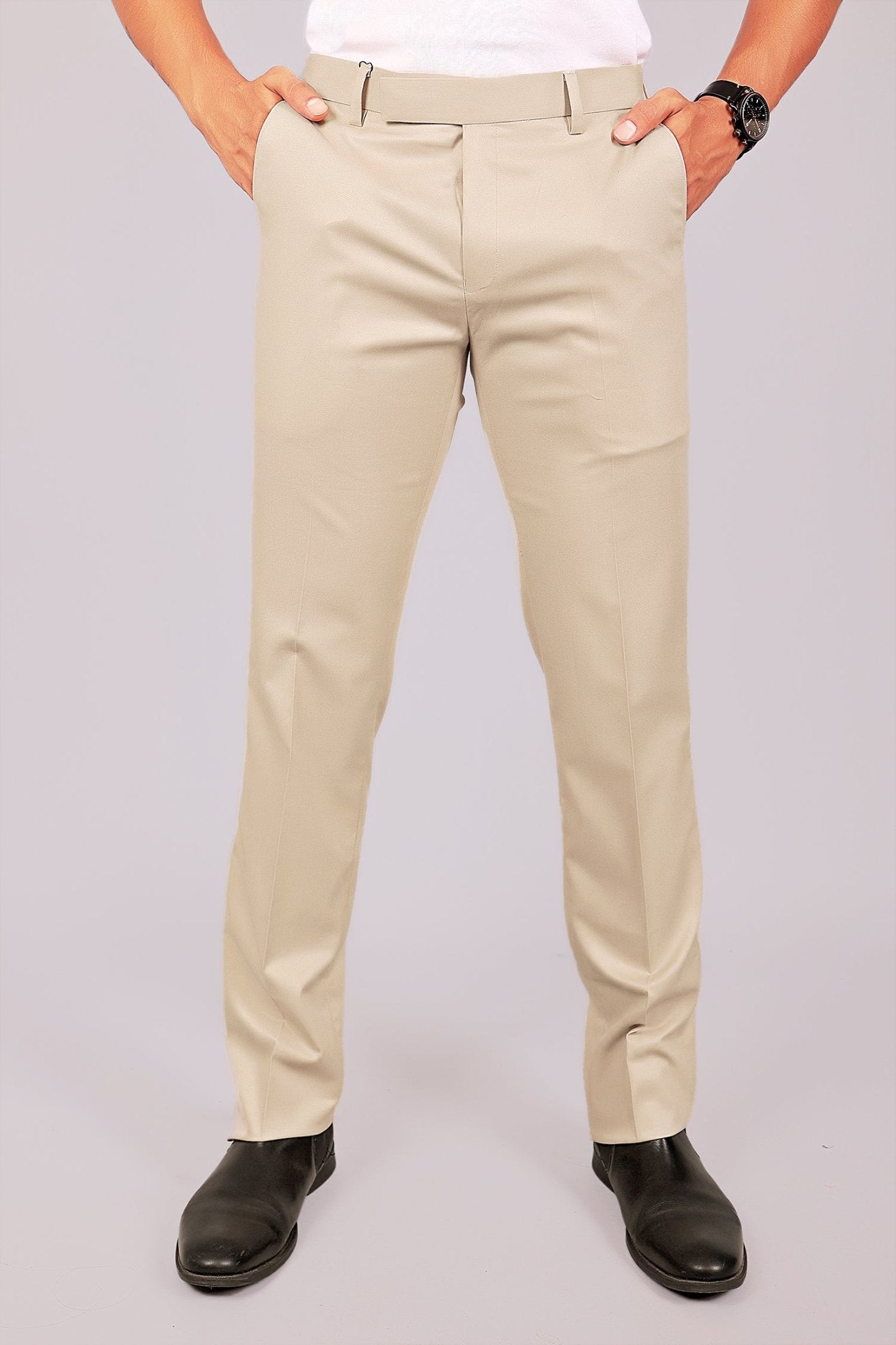 Bluebird Tailored Fit Magnolia Cream Trouser 