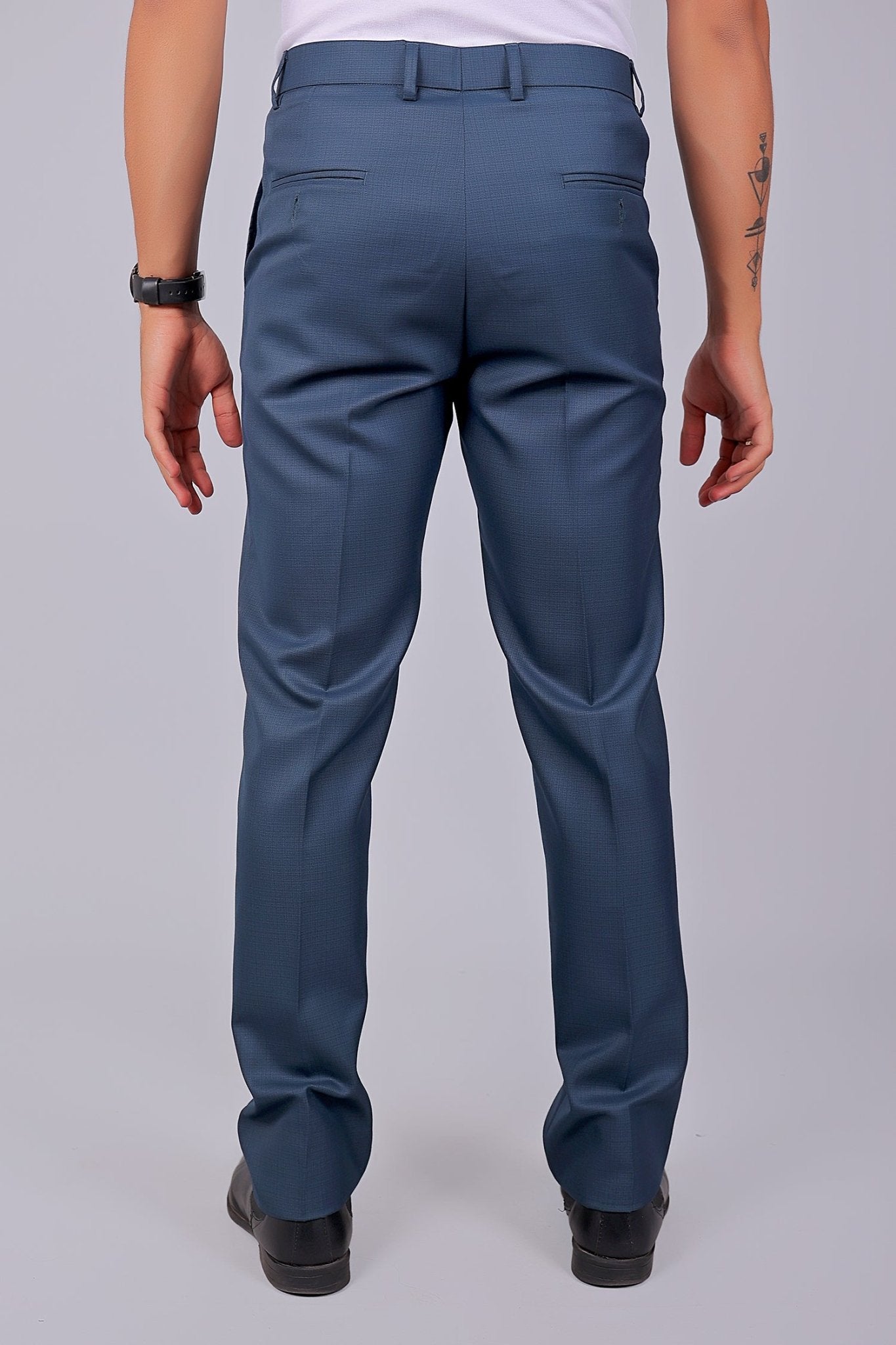 Bluebird Tailored Fit Marengo Blue Trouser 